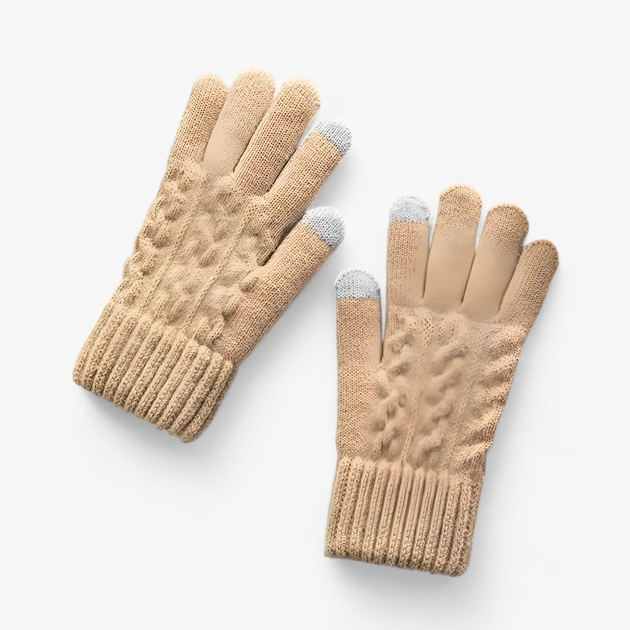 Thermische Damenhandschuhe | Touchscreen-kompatibel - Warm & Stilvoll - Beige - Thermische Damenhandschuhe | Touchscreen-kompatibel - Warm & Stilvoll - €25 - Concept Neurenberg