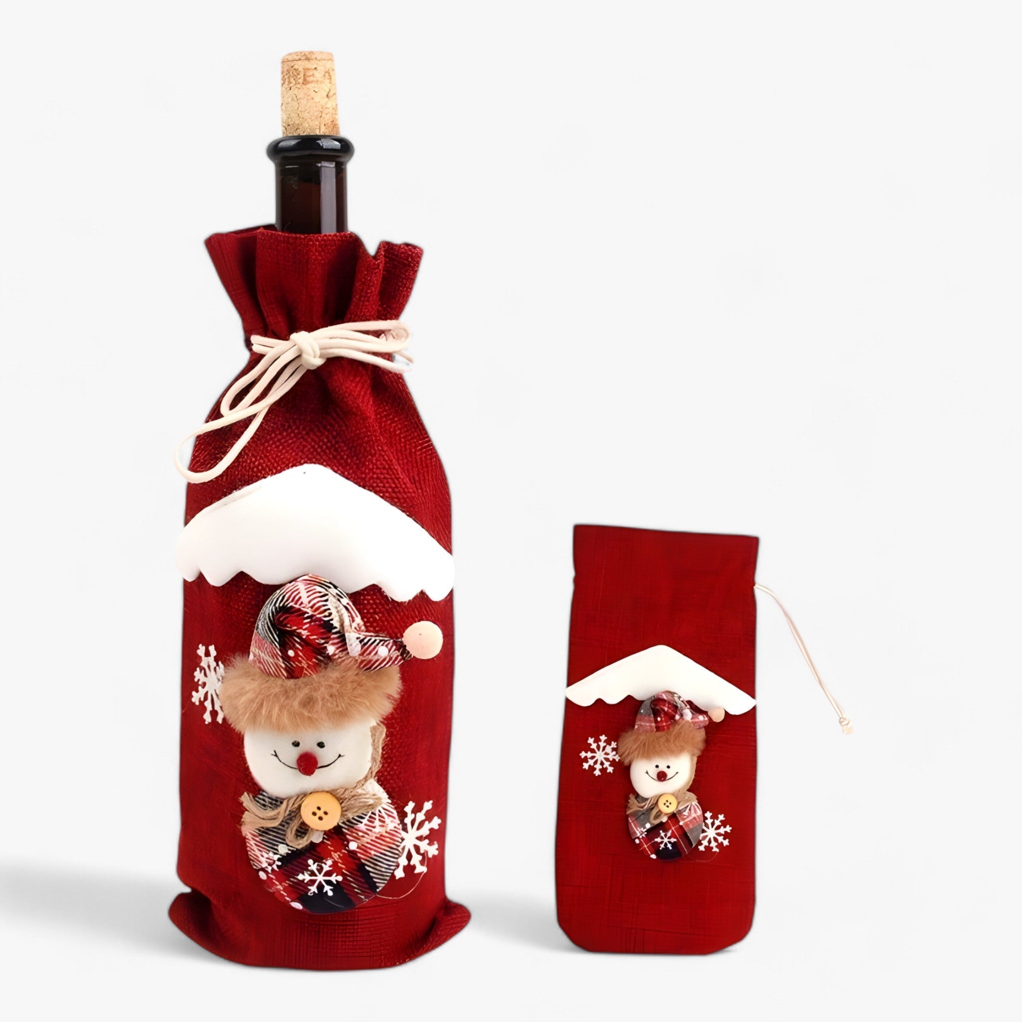 FengRise Dekoration | Flasche Hülle Weihnachtsmann - Geschenkhalter in Weihnachtsstrümpfen - Weihnachtsgeschirr - Neujahrs Geschenk - 2 14x16cm - FengRise Dekoration | Flasche Hülle Weihnachtsmann - Geschenkhalter in Weihnachtsstrümpfen - Weihnachtsgeschirr - Neujahrs Geschenk - €25 - Concept Neurenberg