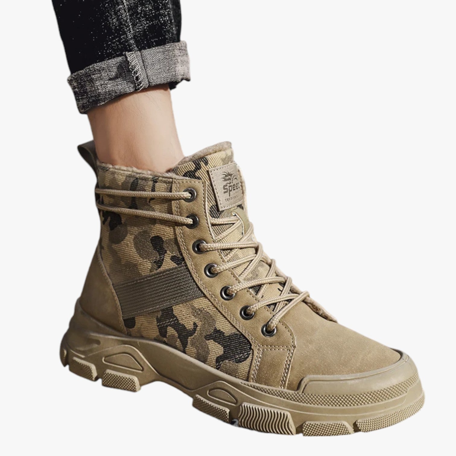 Tobias | Trendige Baumwollstiefel, Warm & Ultra Robust für täglichen Komfort