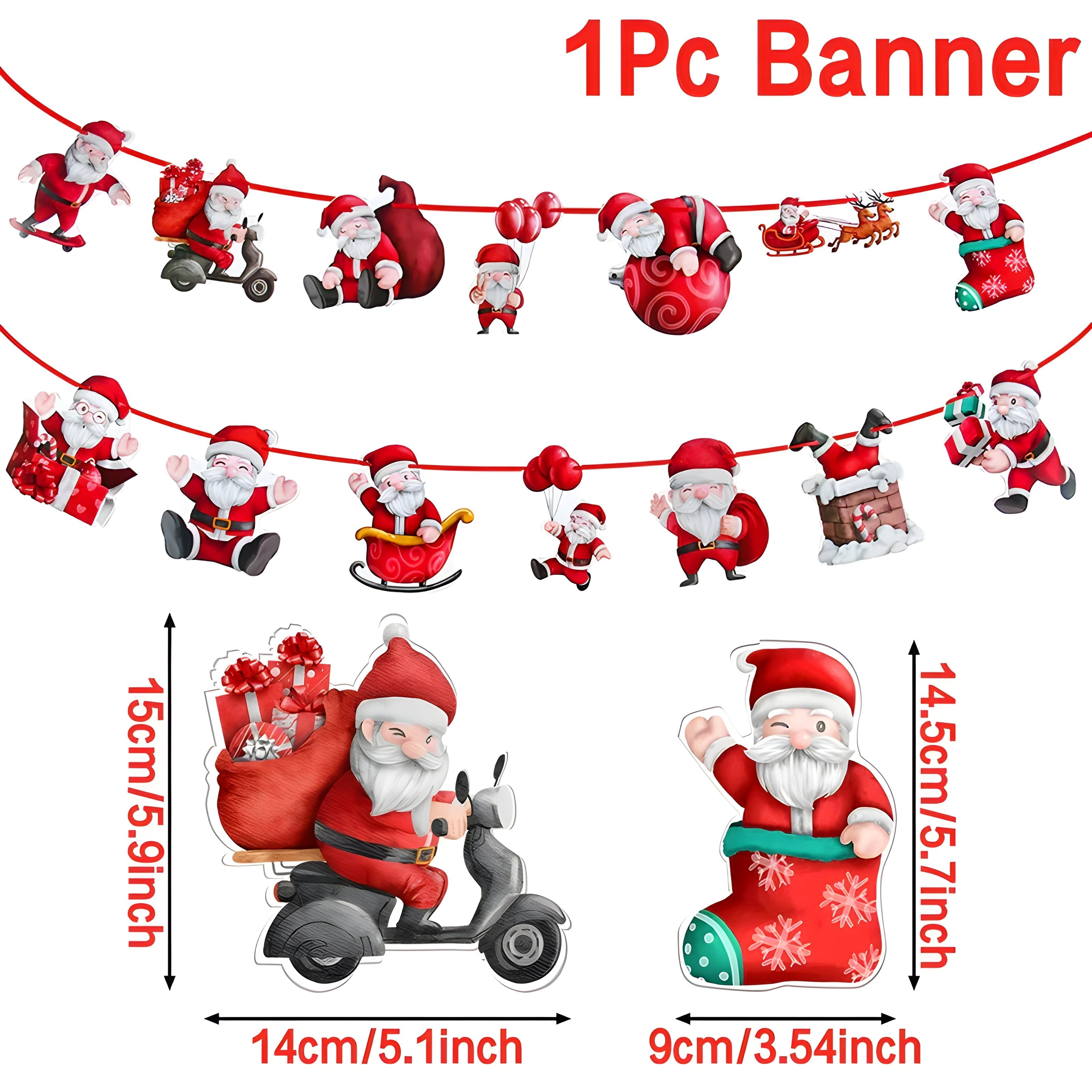 MerryBanner | Weihnachtsbanner-Girlande – verleihen Sie Ihrem Zuhause eine festliche Note - 14 - MerryBanner | Weihnachtsbanner-Girlande – verleihen Sie Ihrem Zuhause eine festliche Note- €25 - Concept Neurenberg