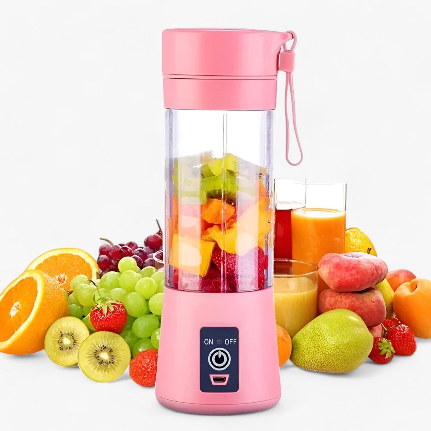 Tragbarer USB-Entsafter: Frische Smoothies jederzeit und überall - Rot - Tragbarer USB-Entsafter: Frische Smoothies jederzeit und überall - €25 - Concept Neurenberg