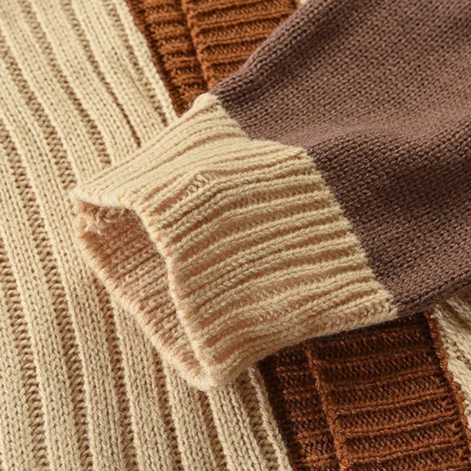 Ivan | Offener Herren-Kragen-V-Ausschnitt Cardigan: Eleganter Casual-Look und herbstlicher Komfort