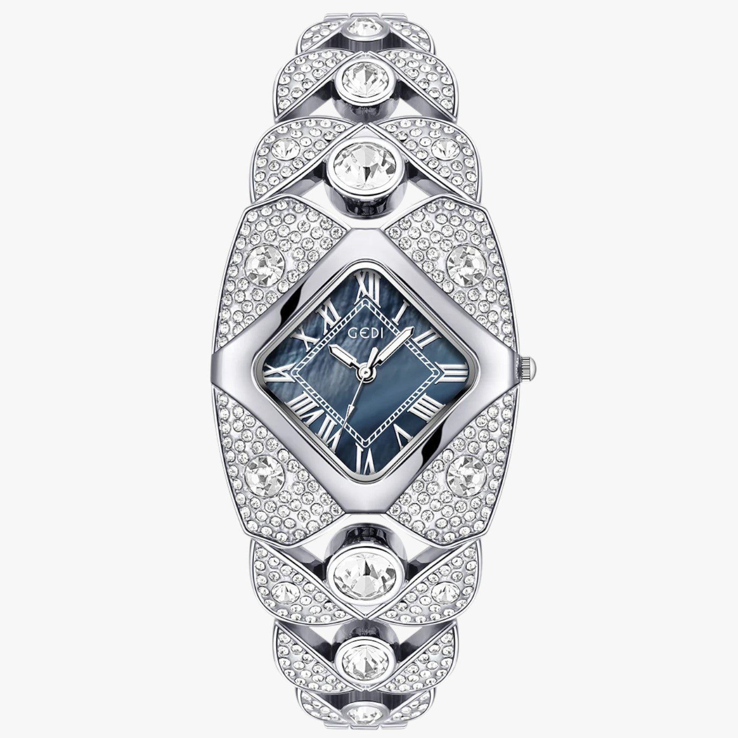 Callie | Damenuhr 2025 Eleganz mit Licht, Diamanten und wasserdichtem Design
