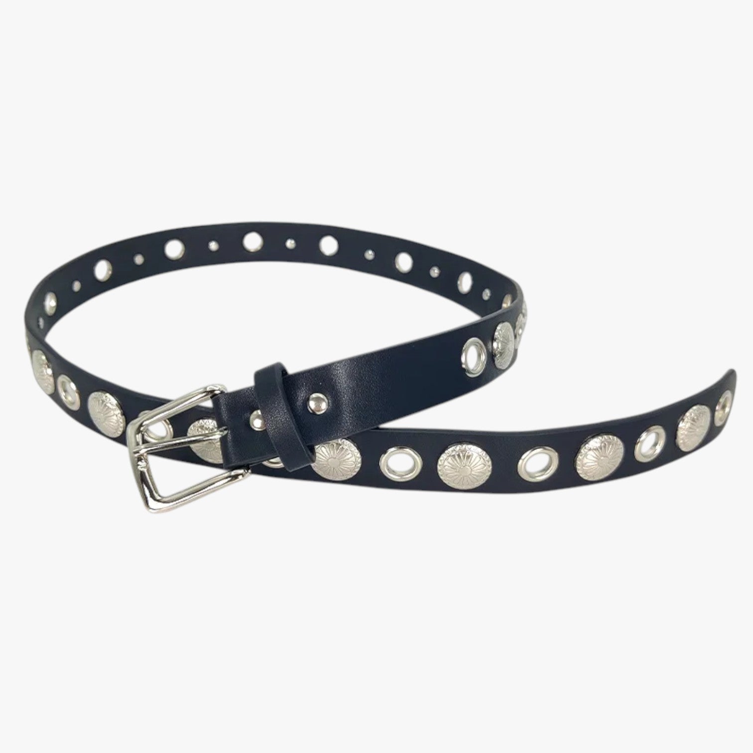 Belen | Unisex Leder-Punk-Gürtel mit Nieten