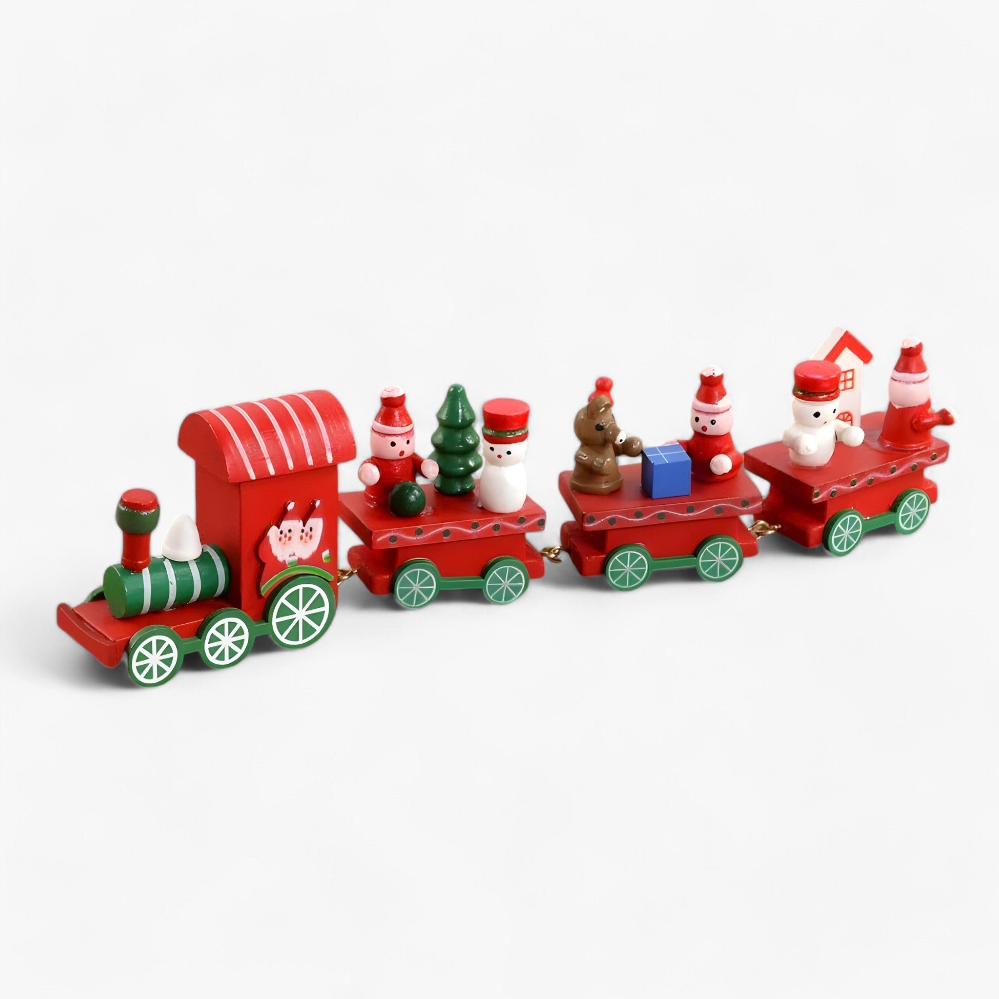 Launenhaft | Weihnachtliche Holzeisenbahn-Verzierung – festliche Dekoration und Geschenk für Kinder - Stil8 - Launenhaft | Weihnachtliche Holzeisenbahn-Verzierung – festliche Dekoration und Geschenk für Kinder - €25 - Concept Neurenberg