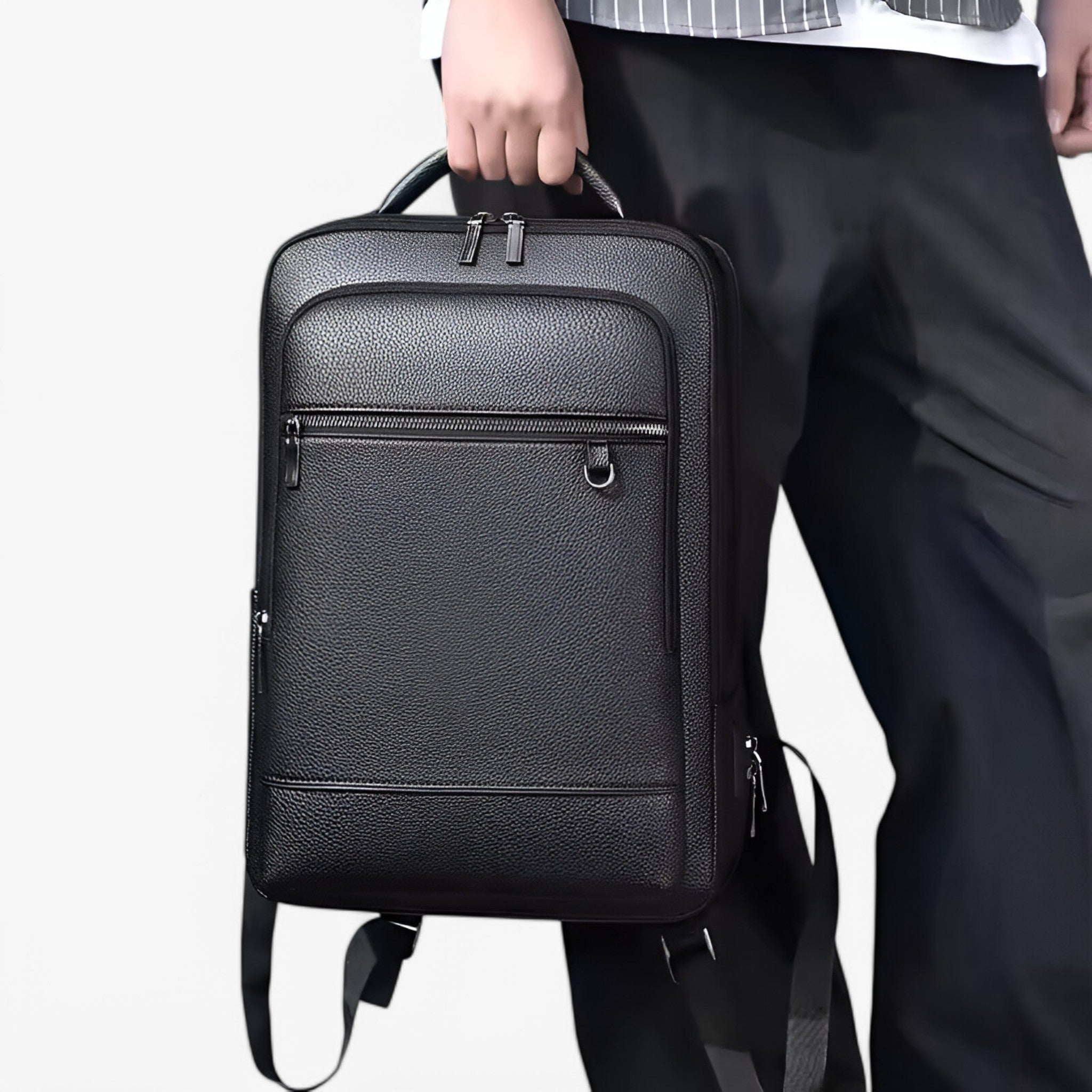 Emil | Leren Rucksack mit USB