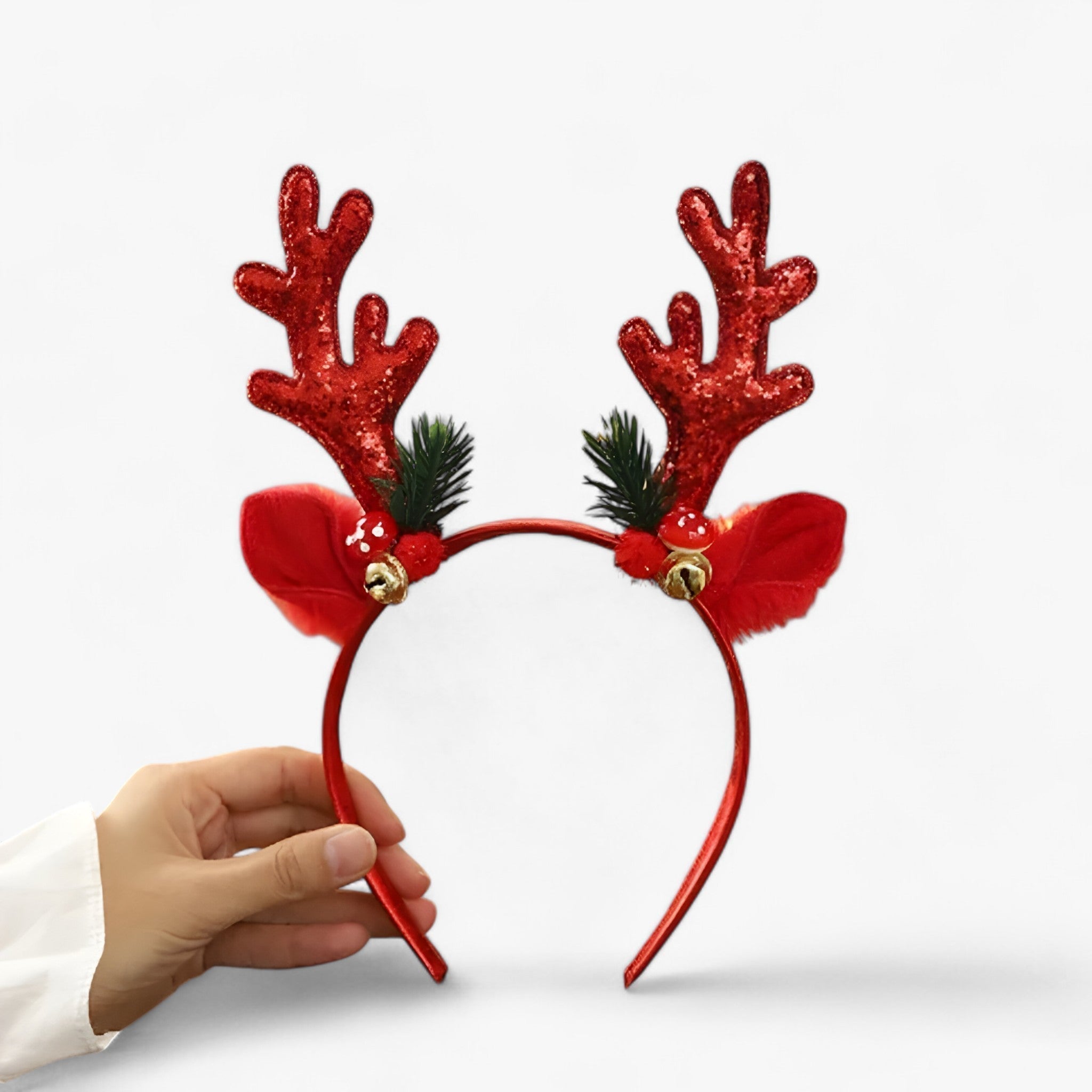 Weihnachtsdiadem mit Geweihen - Festliches und Zartes Accessoire für Kinder - B - Weihnachtsdiadem mit Geweihen - Festliches und Zartes Accessoire für Kinder - €25 - Concept Neurenberg