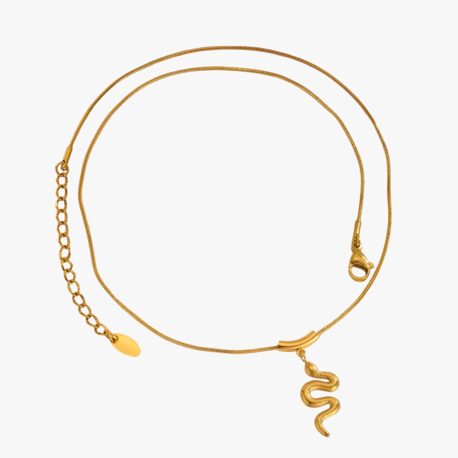 Zuri | Vintage goldene Schlangenkette