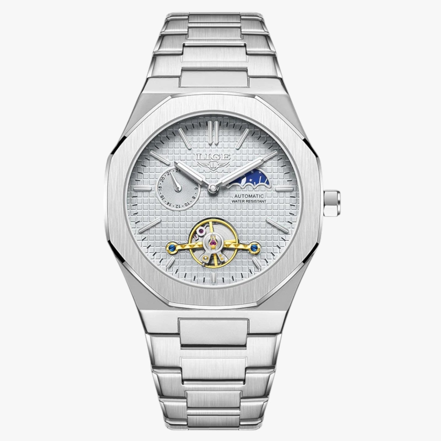 Lennox | Wasserdichte Luxus mechanische Uhr