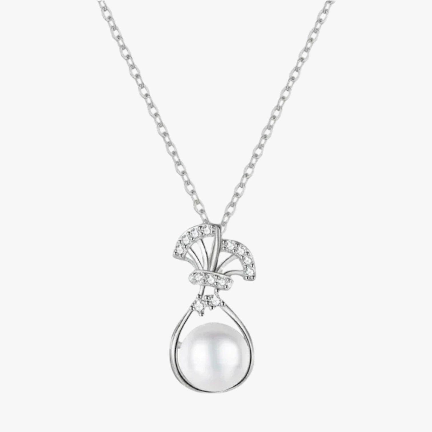 Elina | Kette und Tasche mit Imitationsperle Einzigartige Eleganz für besondere Anlässe