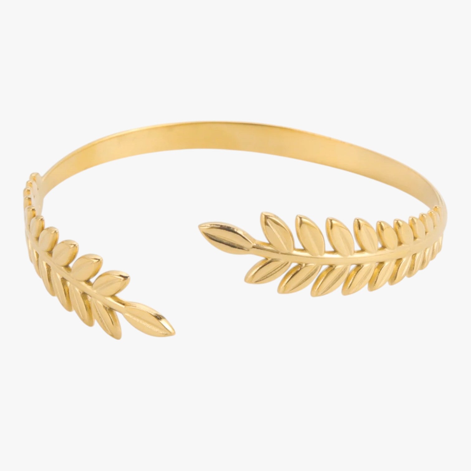 Adele | Goldener Boho-Armband mit Lorbeerblatt – Zeitlose Eleganz, die begeistert