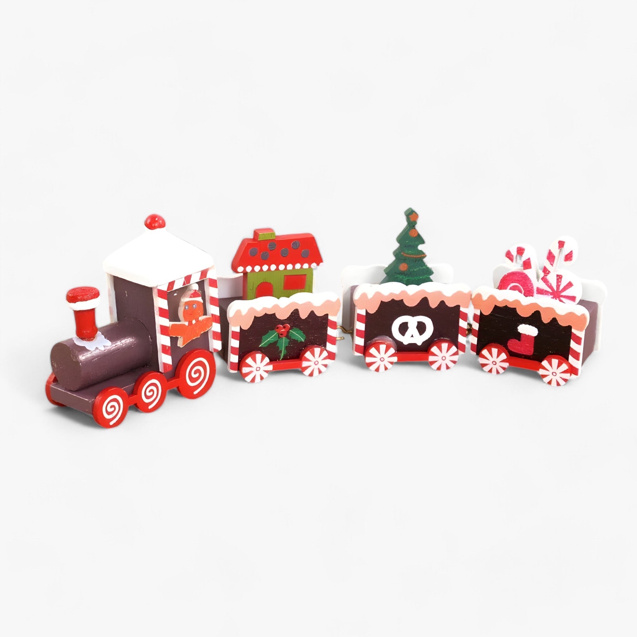 Launenhaft | Weihnachtliche Holzeisenbahn-Verzierung – festliche Dekoration und Geschenk für Kinder - Stil5 - Launenhaft | Weihnachtliche Holzeisenbahn-Verzierung – festliche Dekoration und Geschenk für Kinder - €25 - Concept Neurenberg