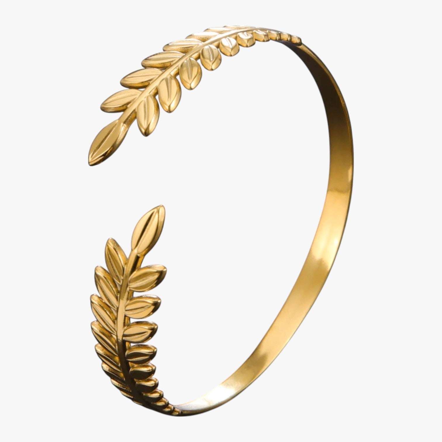 Adele | Goldener Boho-Armband mit Lorbeerblatt – Zeitlose Eleganz, die begeistert