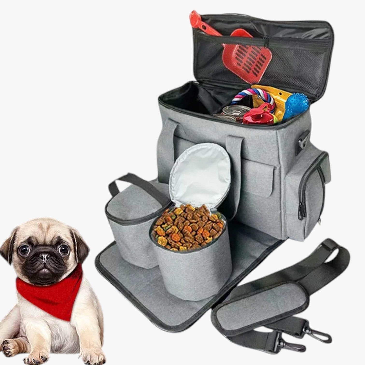 Frankie | Snacktasche zum Spaziergehen für Hunde und Katzen