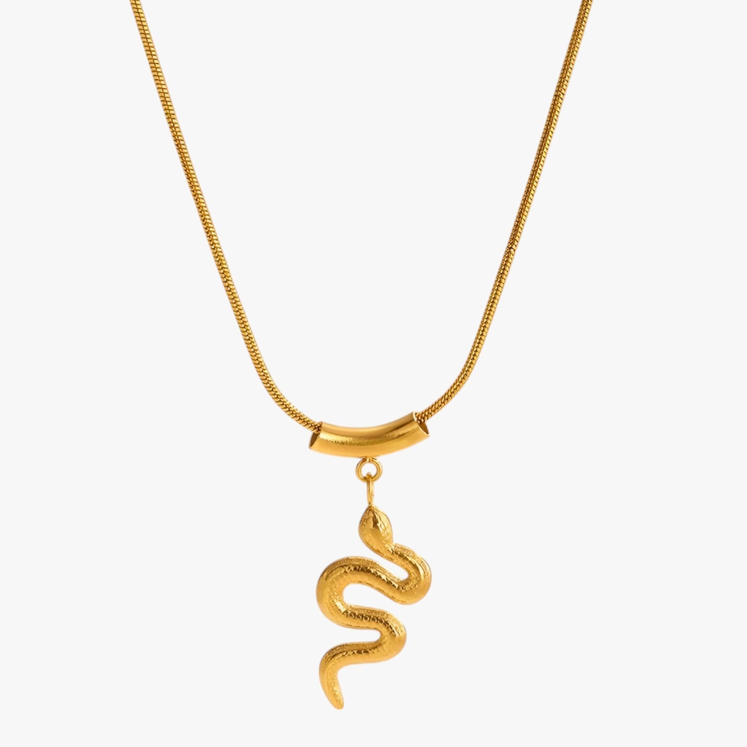 Zuri | Vintage goldene Schlangenkette
