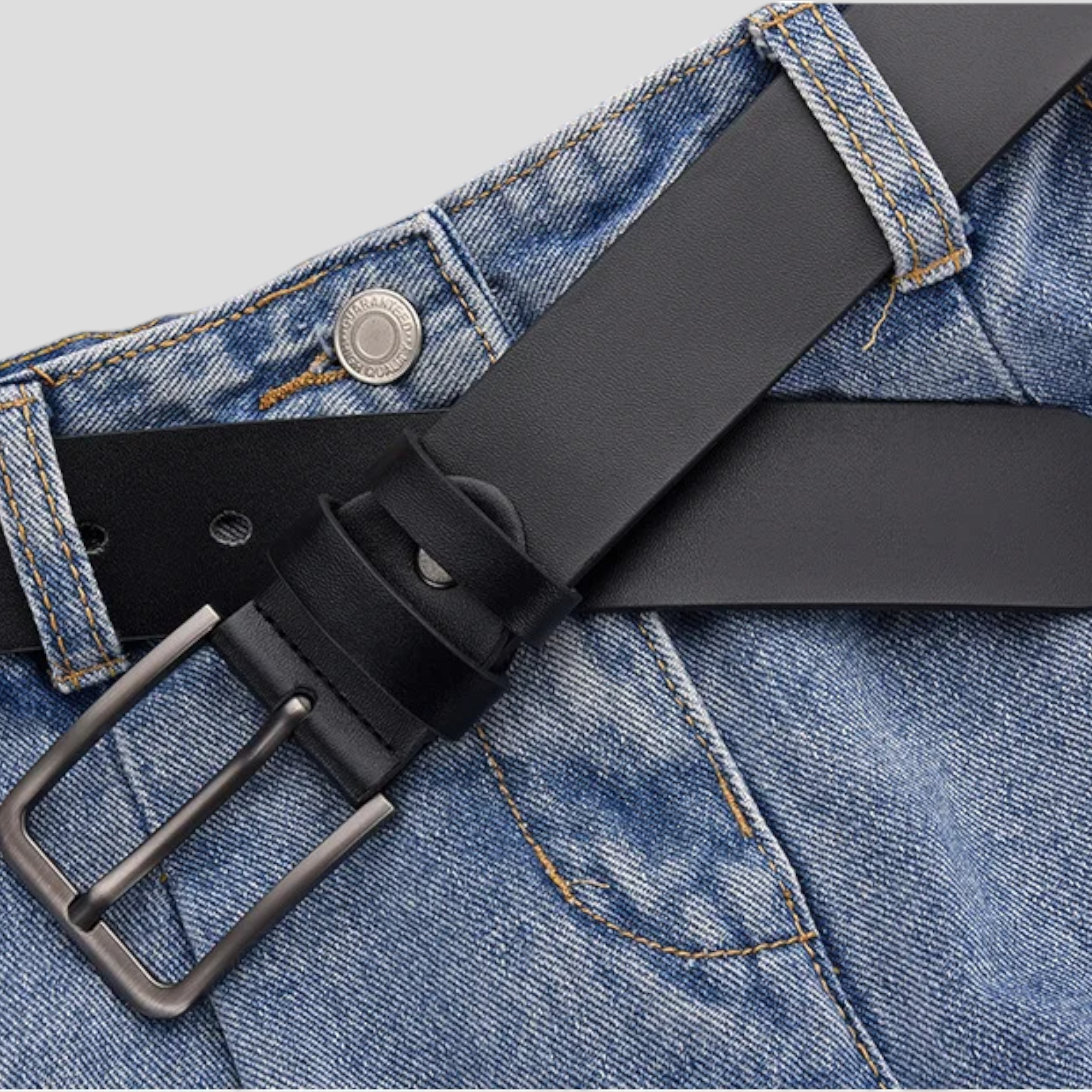 Owen | Luxus Herrengürtel aus echtem Leder – langlebig, stilvoll und bequem