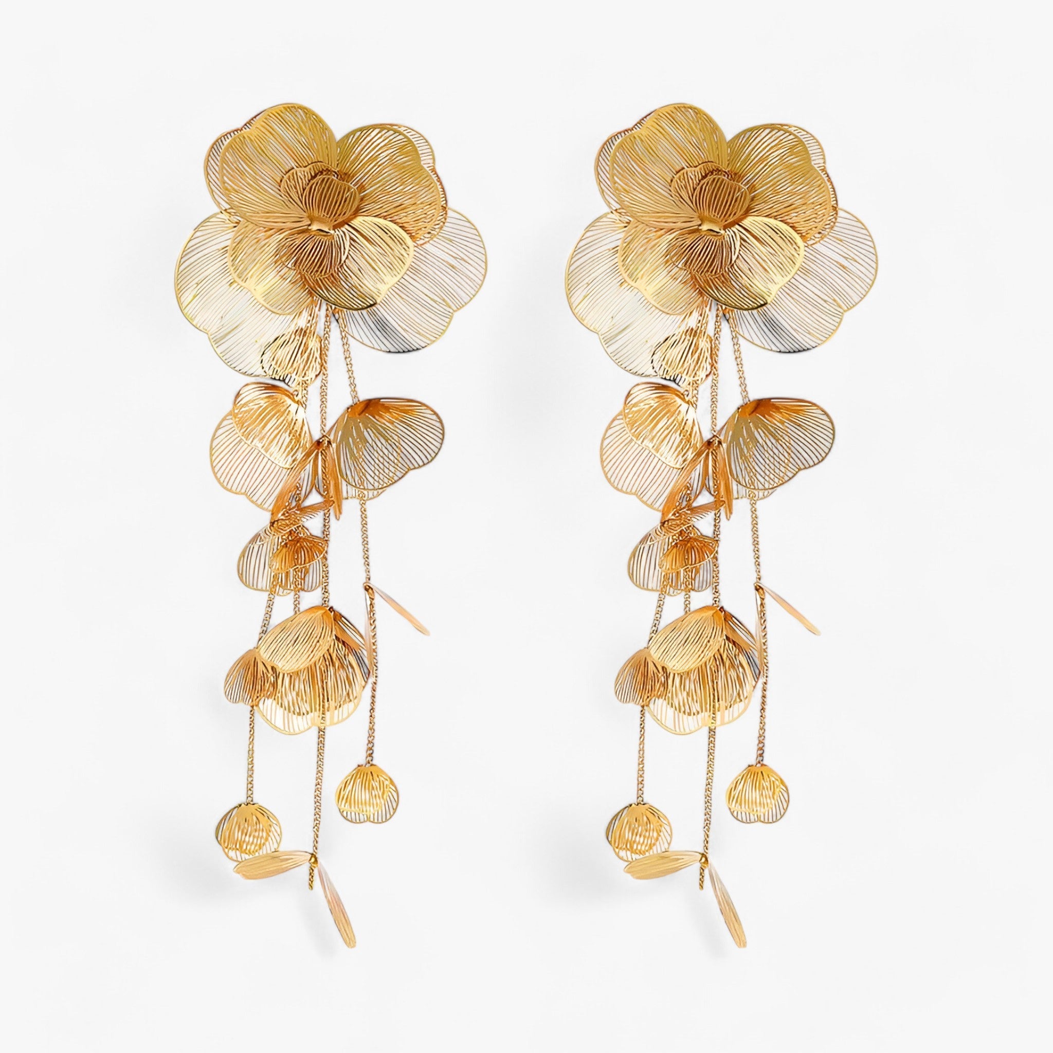 Zoë | Vintage-Blumen-Ohrringe – Elegant und Einzigartig