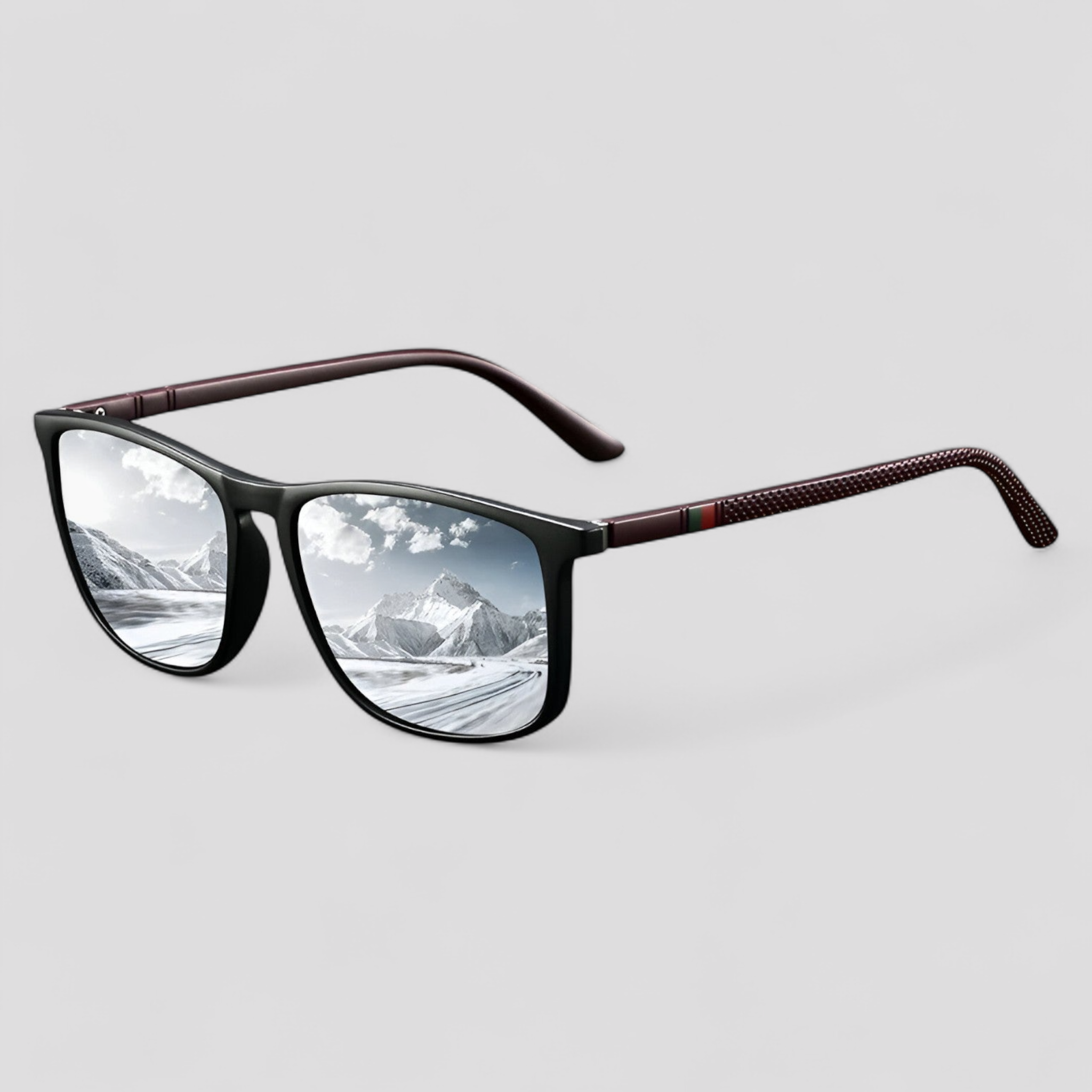 Jasper | Vintage-gestreifte polarisierte Sonnenbrille