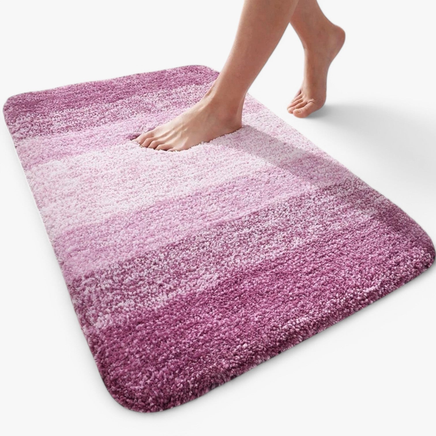 Heidi Trockene Füße in Sekundenschnelle – Super absorbierende rutschfeste Badmatte