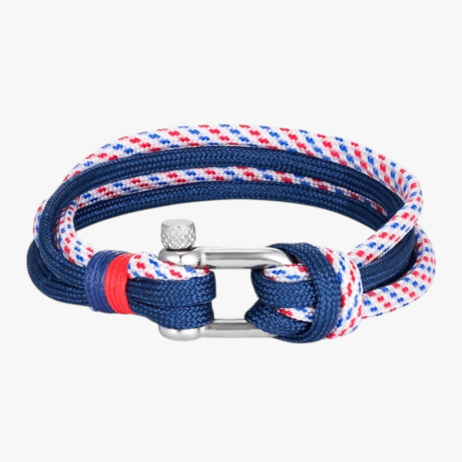 Tristan | Survival Paracord Armband mit Marinehaken