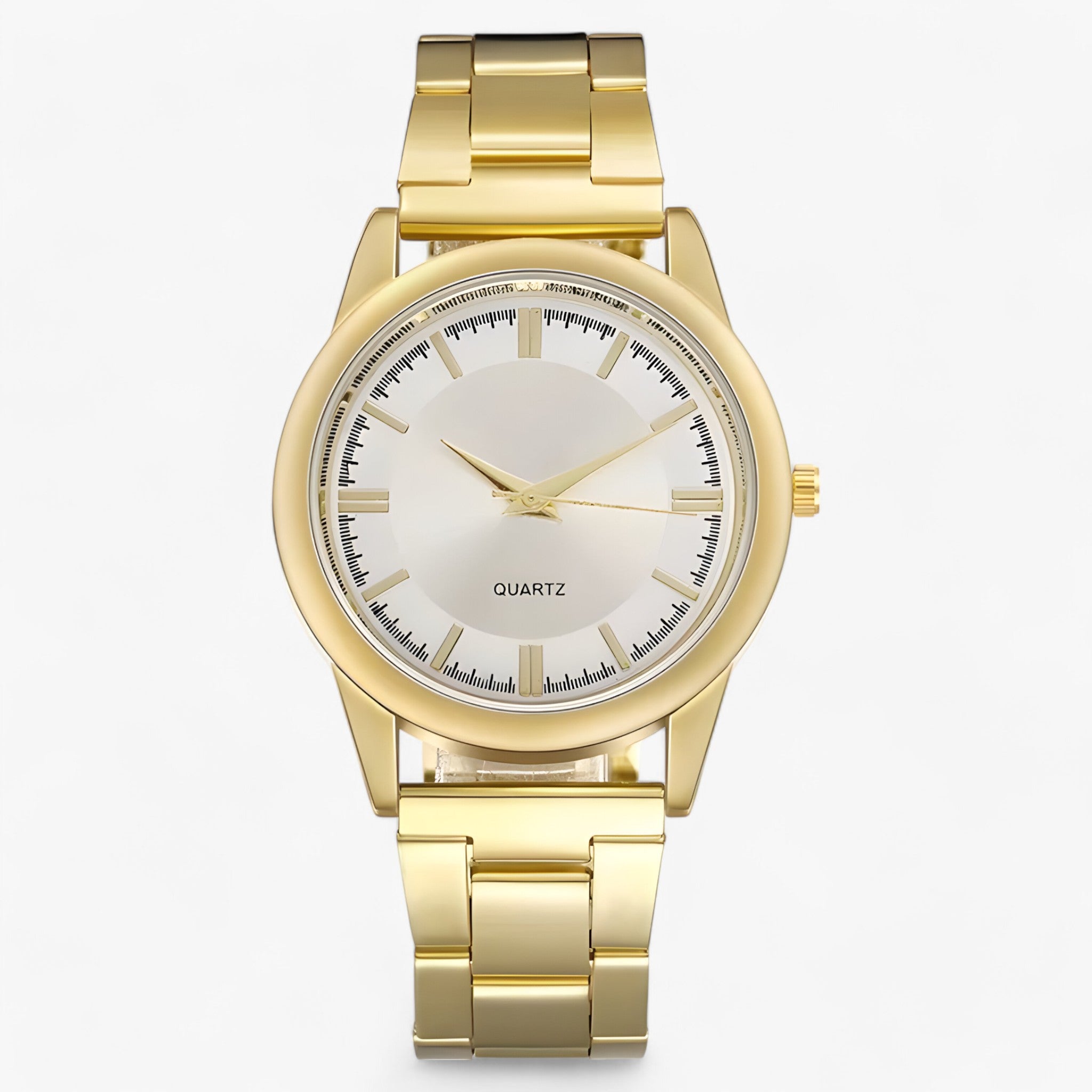 Klassisch Quartz - Zeitlos & Vielseitig - Gold Weiß - Klassisch Quartz - Zeitlos & Vielseitig - €25 - Concept Neurenberg