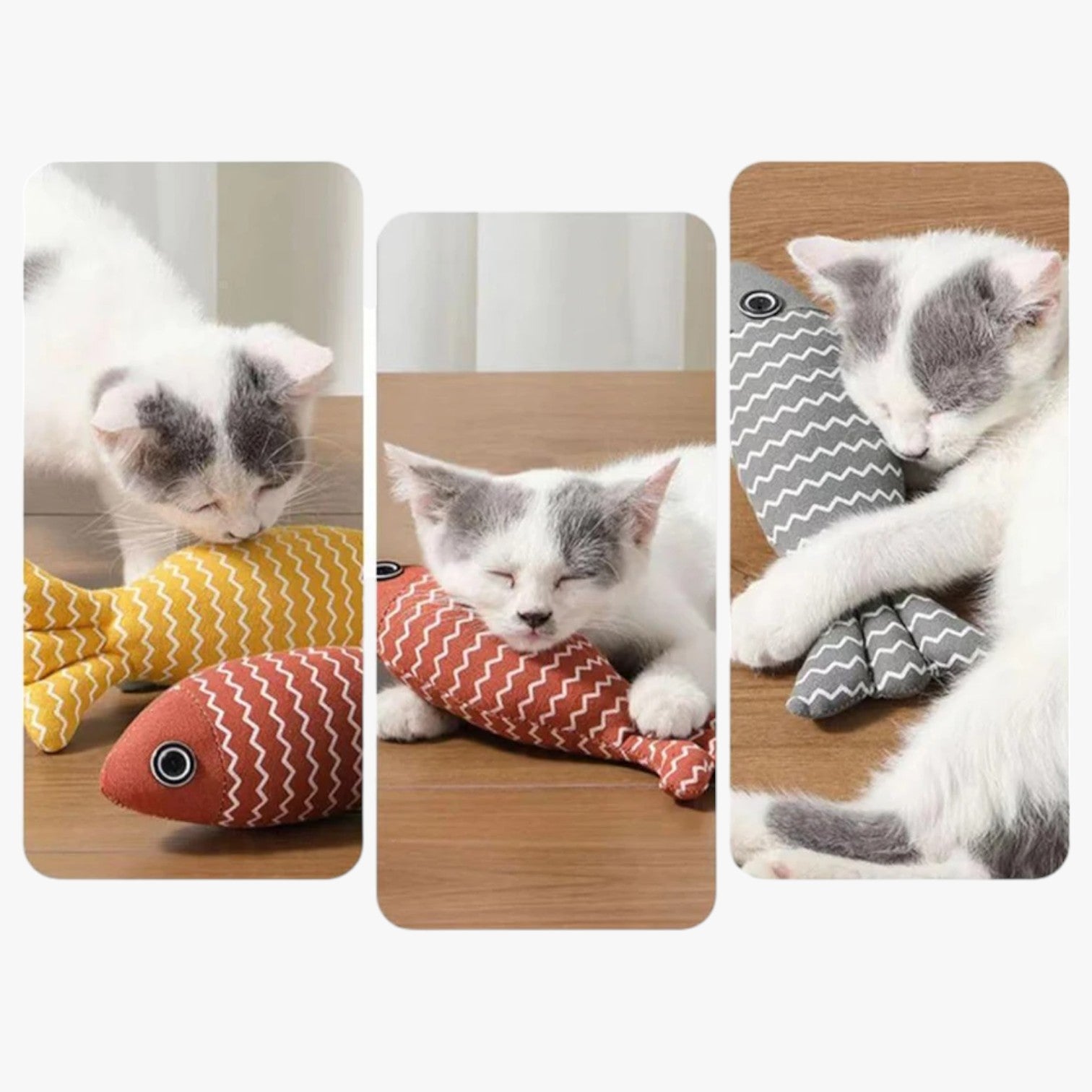 Sunny | Hanfspielzeug Fisch mit Baldrian für Katzen