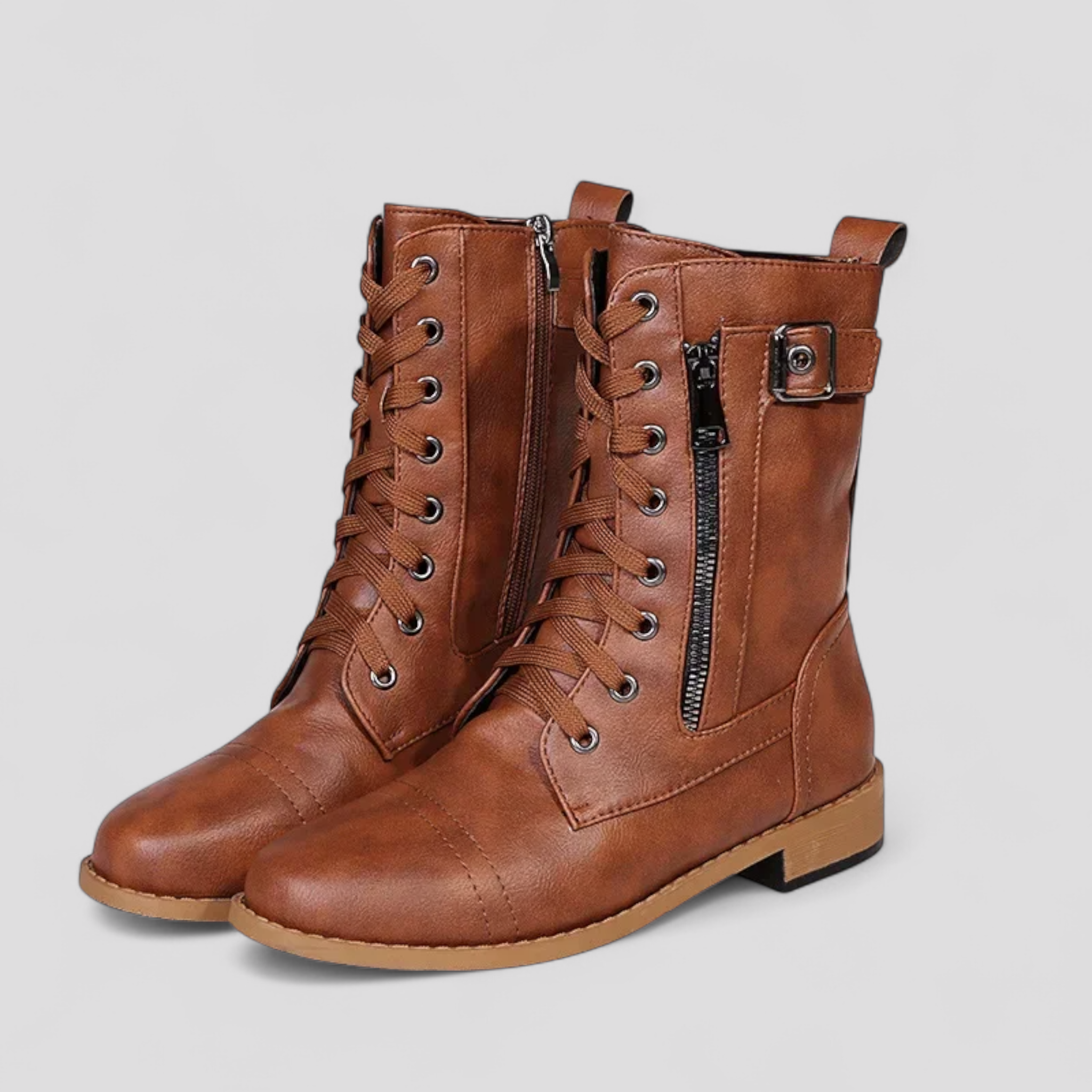 Schwarze Stiefel Damen mit Reißverschluss 0