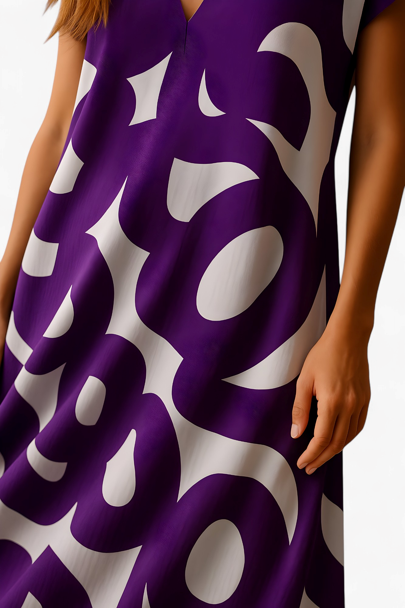 Schwarzes Maxikleid für Damen im Sommer 3