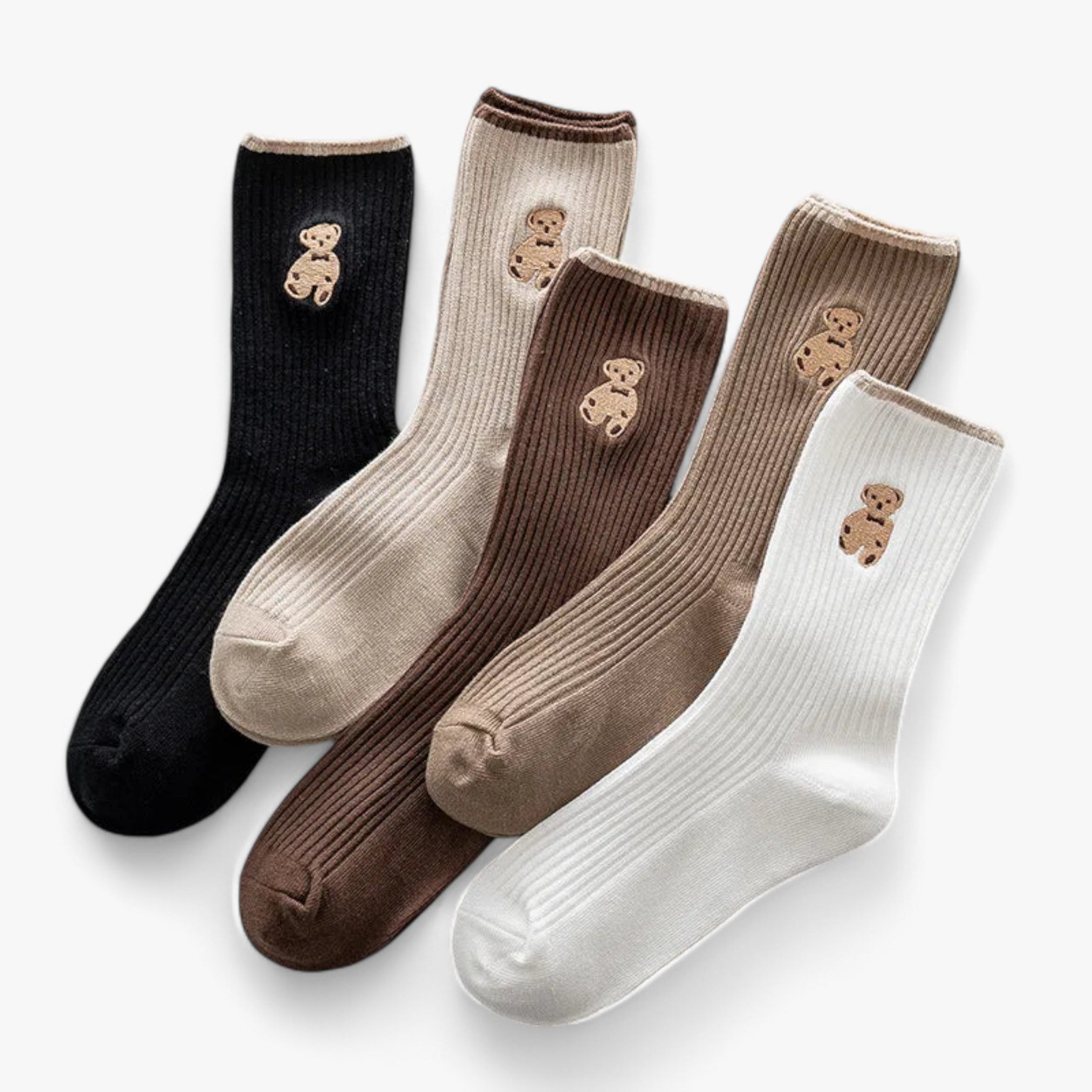 Bären-Socken - Kuschelig und süß - Zufällige Farbe - Bären-Socken - Kuschelig und süß (1 Paar + 1 Paar GRATIS) - €25 - Concept Frankfurt