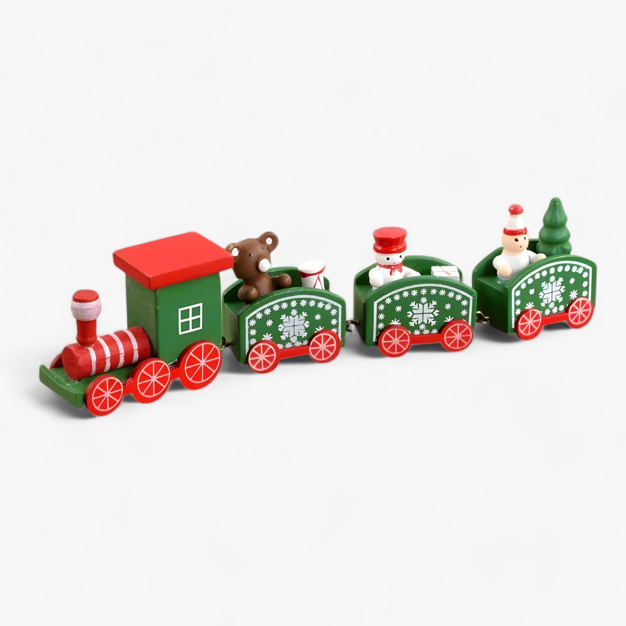 Launenhaft | Weihnachtliche Holzeisenbahn-Verzierung – festliche Dekoration und Geschenk für Kinder - Stil2 - Launenhaft | Weihnachtliche Holzeisenbahn-Verzierung – festliche Dekoration und Geschenk für Kinder - €25 - Concept Neurenberg