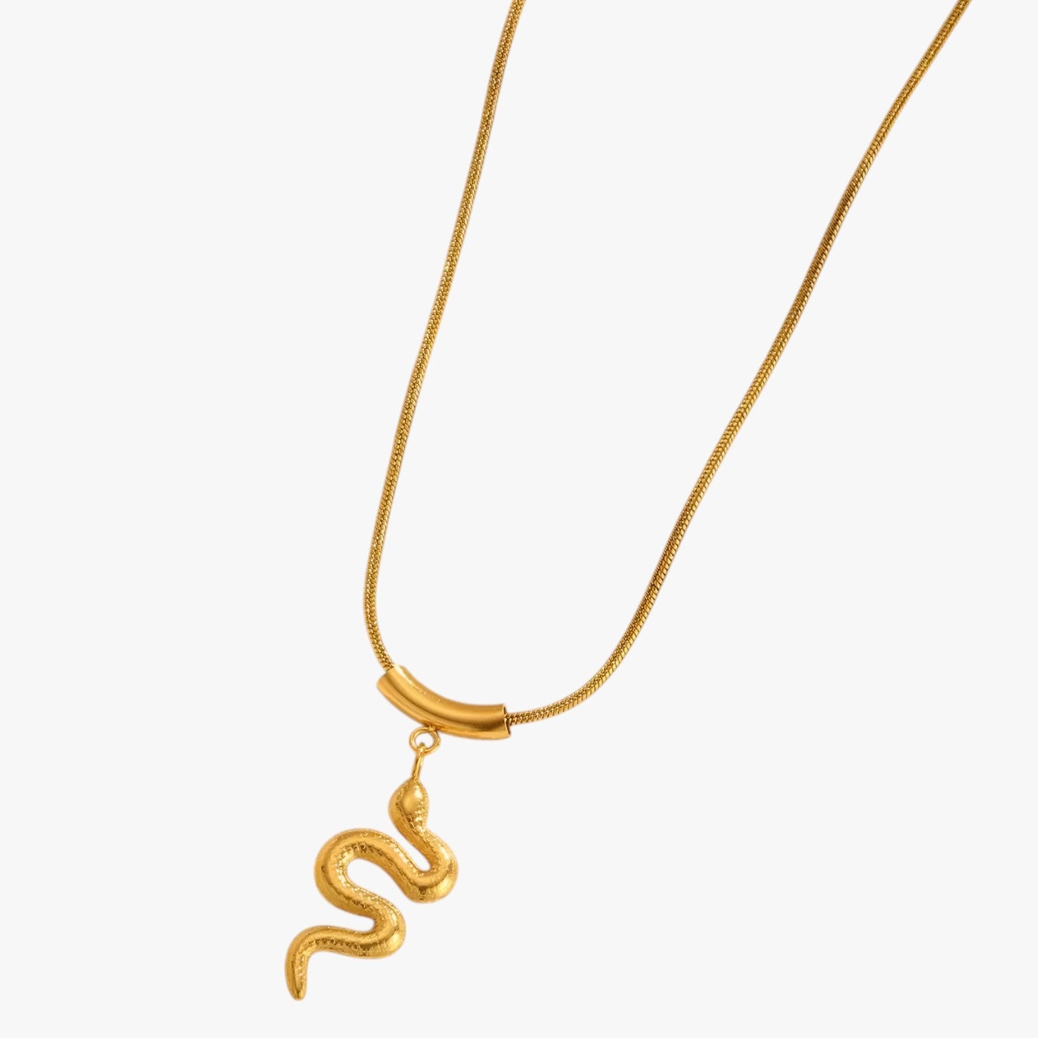 Zuri | Vintage goldene Schlangenkette