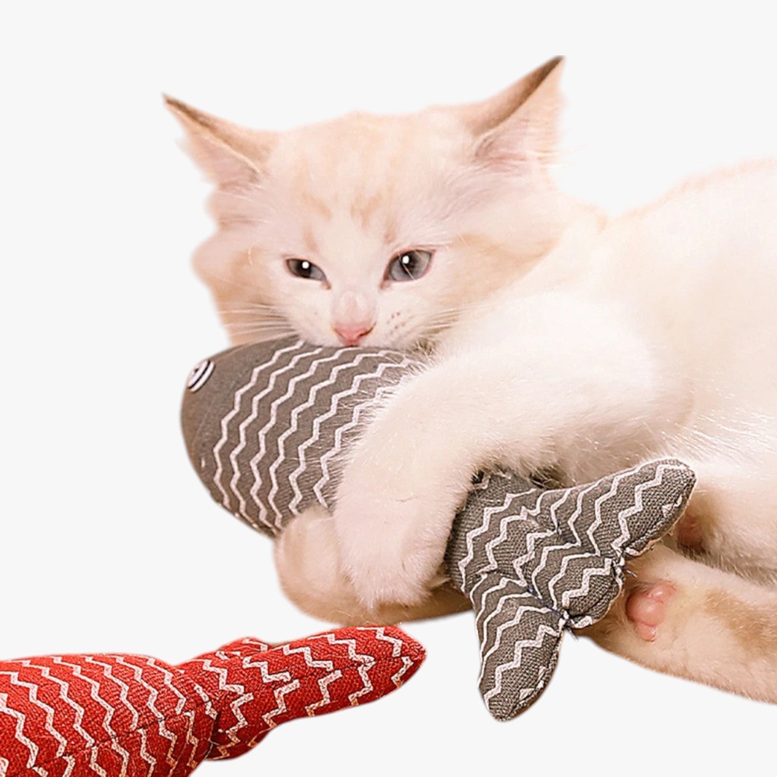 Sunny | Hanfspielzeug Fisch mit Baldrian für Katzen