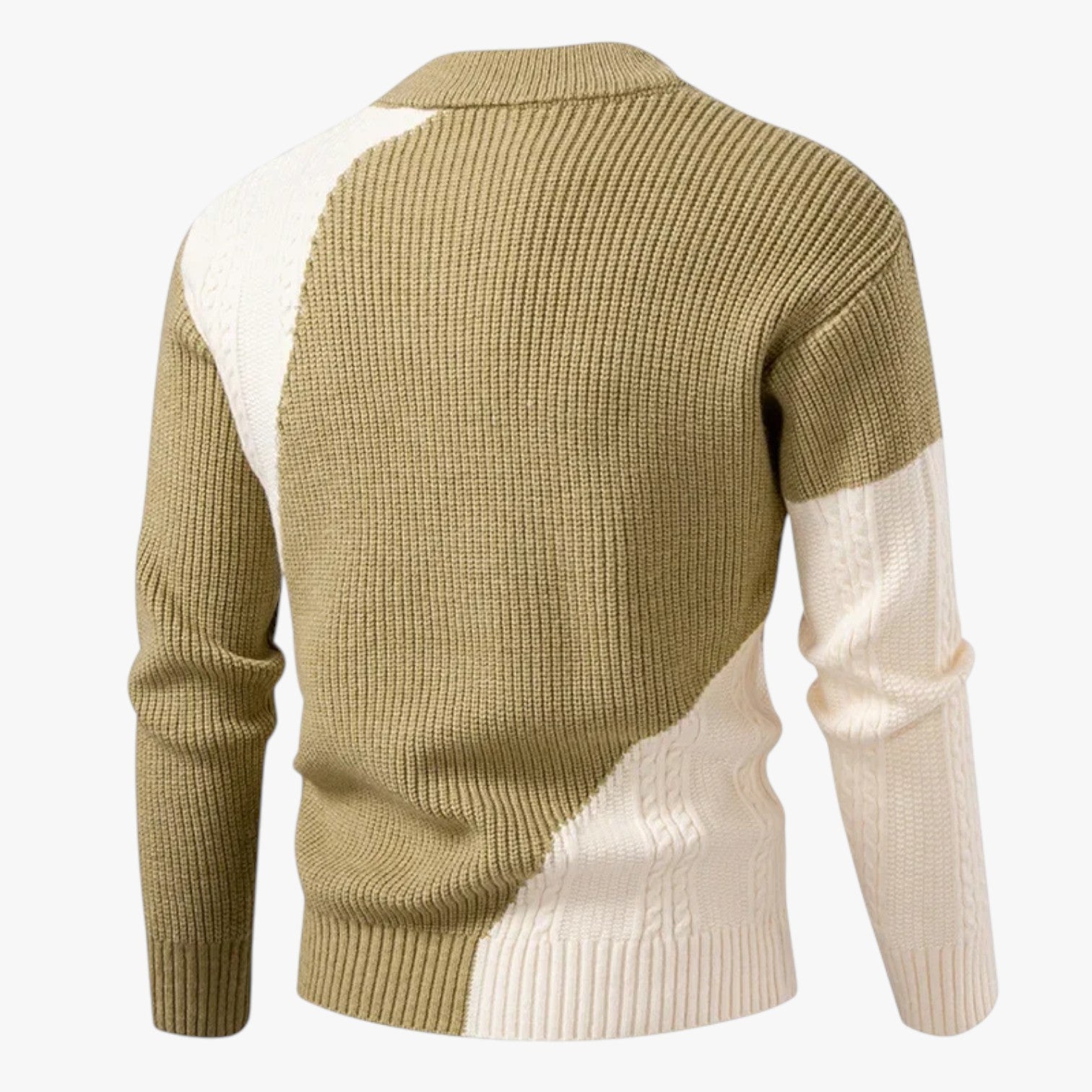 Felix | Oversize Herrenpullover, warm und elegant, Farbabgleich, für den Herbst