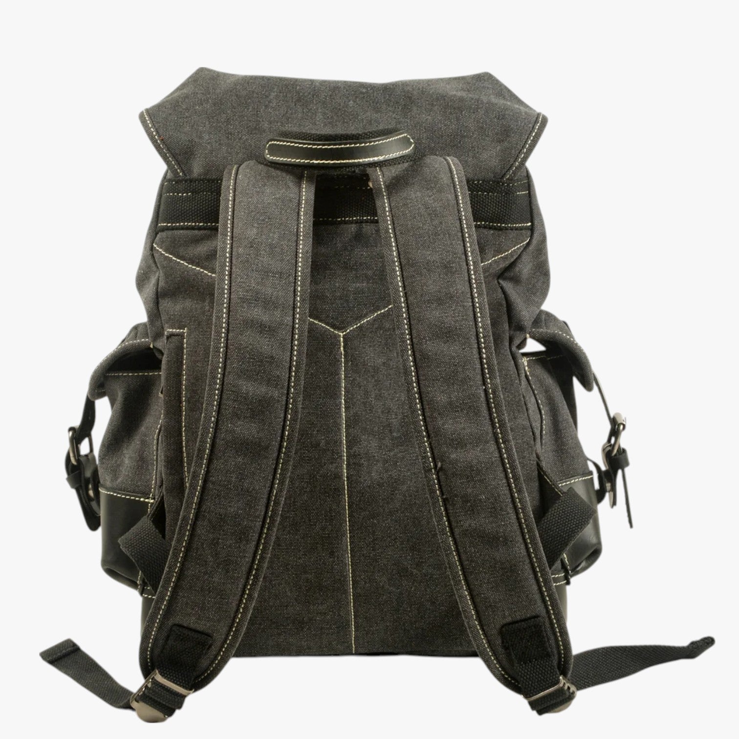 Conor | Rucksack für Trekking aus Stoff und Leder mit Großem Fassungsvermögen