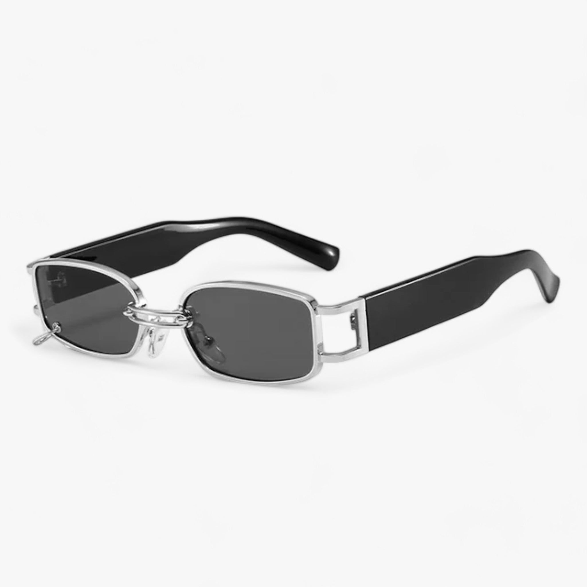 Sonnenbrille - Eleganter Stil und UV-Schutz - Silber-Grau - Sonnenbrille - Eleganter Stil und UV-Schutz- €25 - Concept Frankfurt