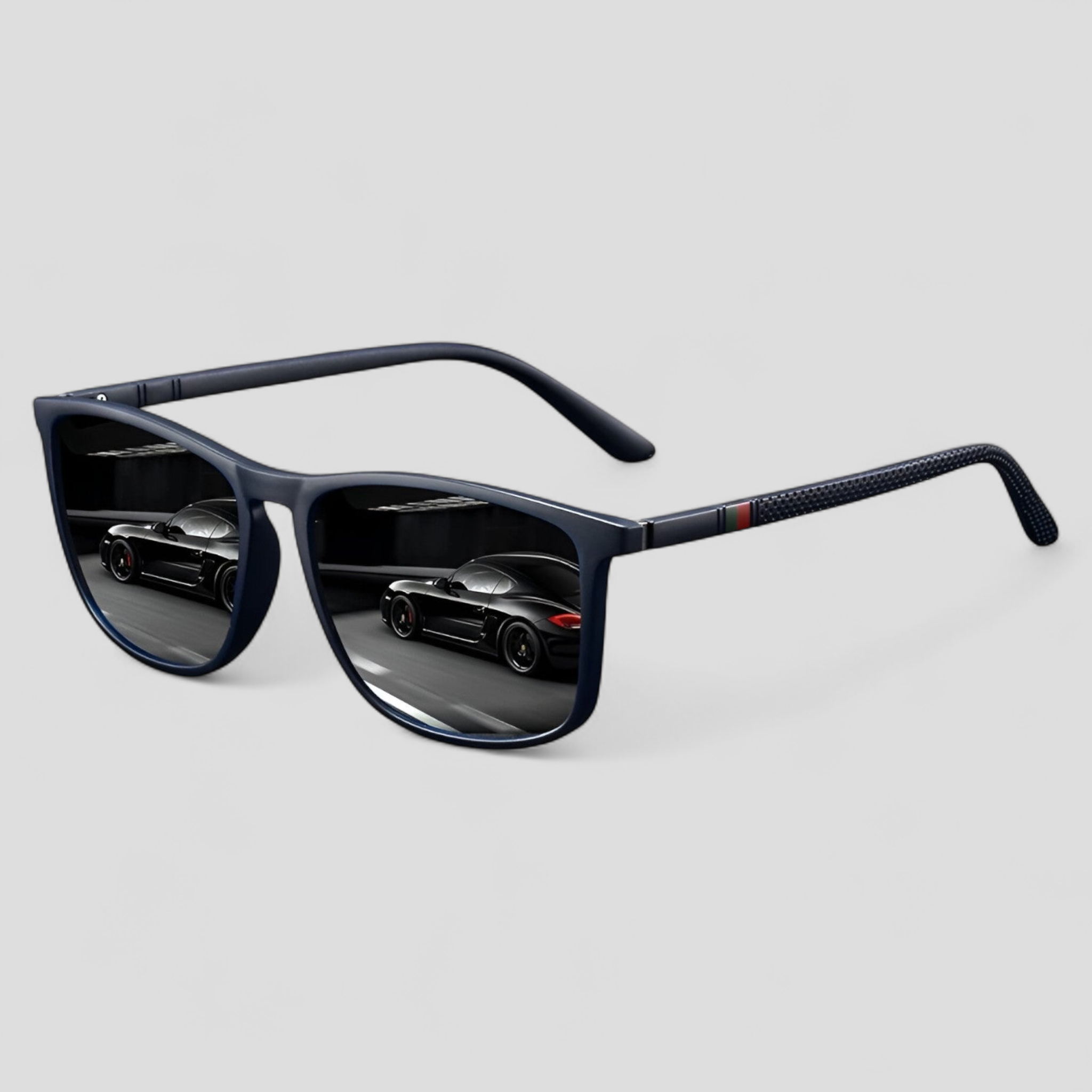 Jasper | Vintage-gestreifte polarisierte Sonnenbrille