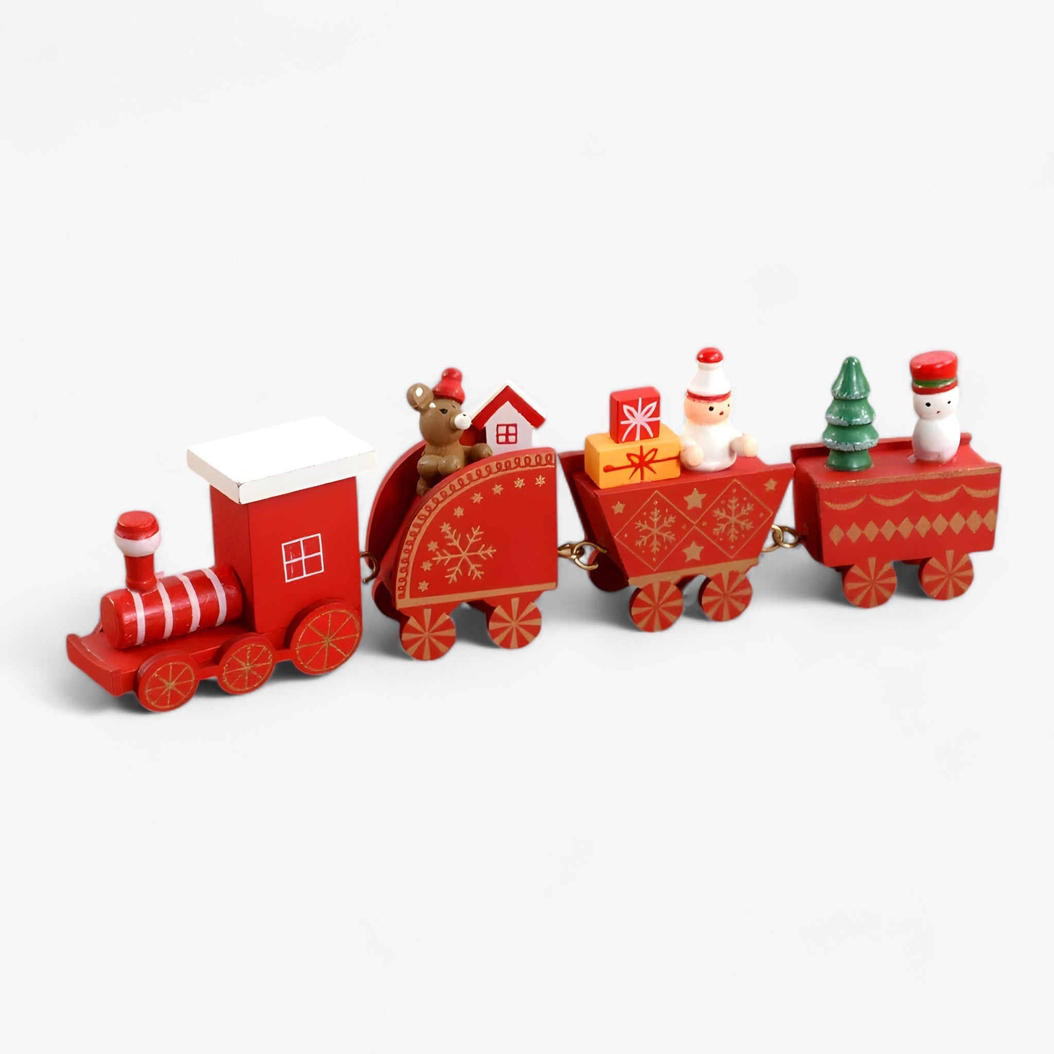 Launenhaft | Weihnachtliche Holzeisenbahn-Verzierung – festliche Dekoration und Geschenk für Kinder - Stil13 - Launenhaft | Weihnachtliche Holzeisenbahn-Verzierung – festliche Dekoration und Geschenk für Kinder - €25 - Concept Neurenberg