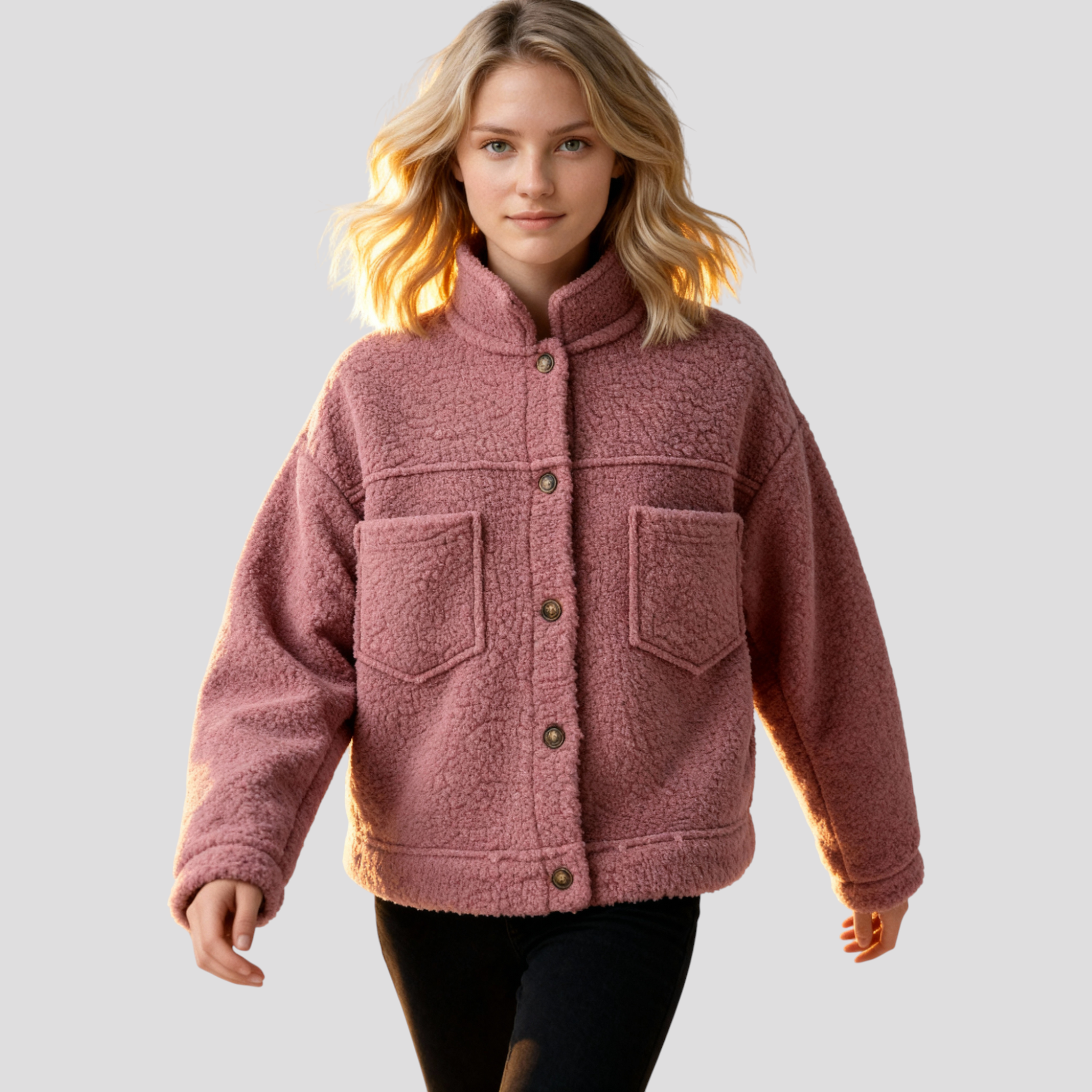 Jasmin | Stylische Kurze Wolljacke