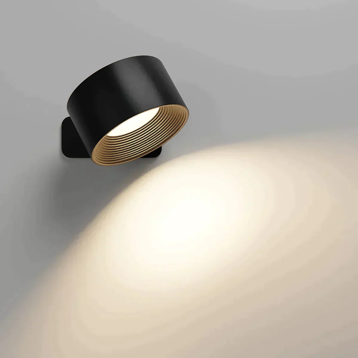 Flexilight™ | 360° kabellose, wiederaufladbare Wandlampe - Schwarz - Flexilight™ | 360° kabellose, wiederaufladbare Wandlampe - €25 - Concept Neurenberg