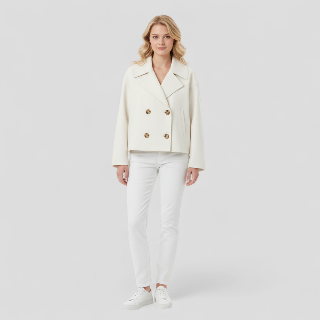 Estelle | Kurze Wolljacke – Elegante Wärme