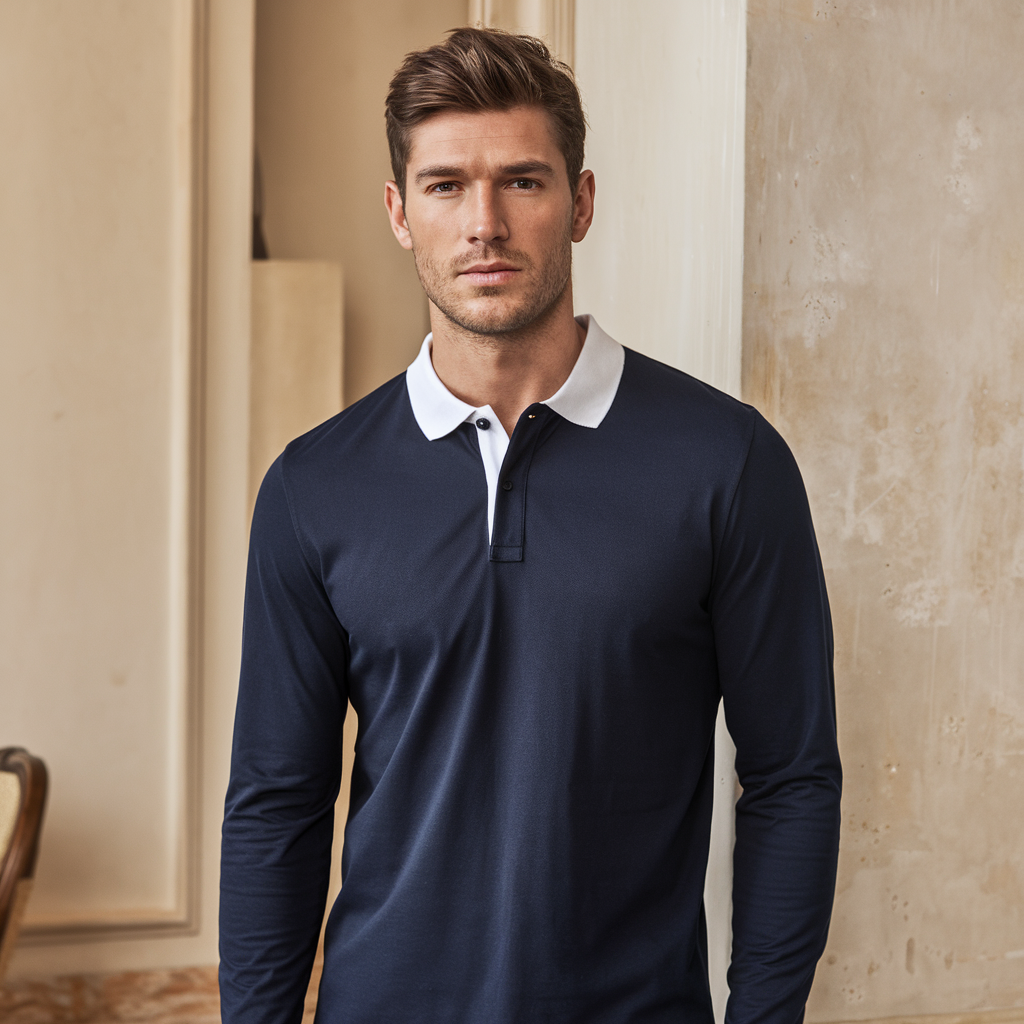 Steve | Stilvoller Polo-Sweater