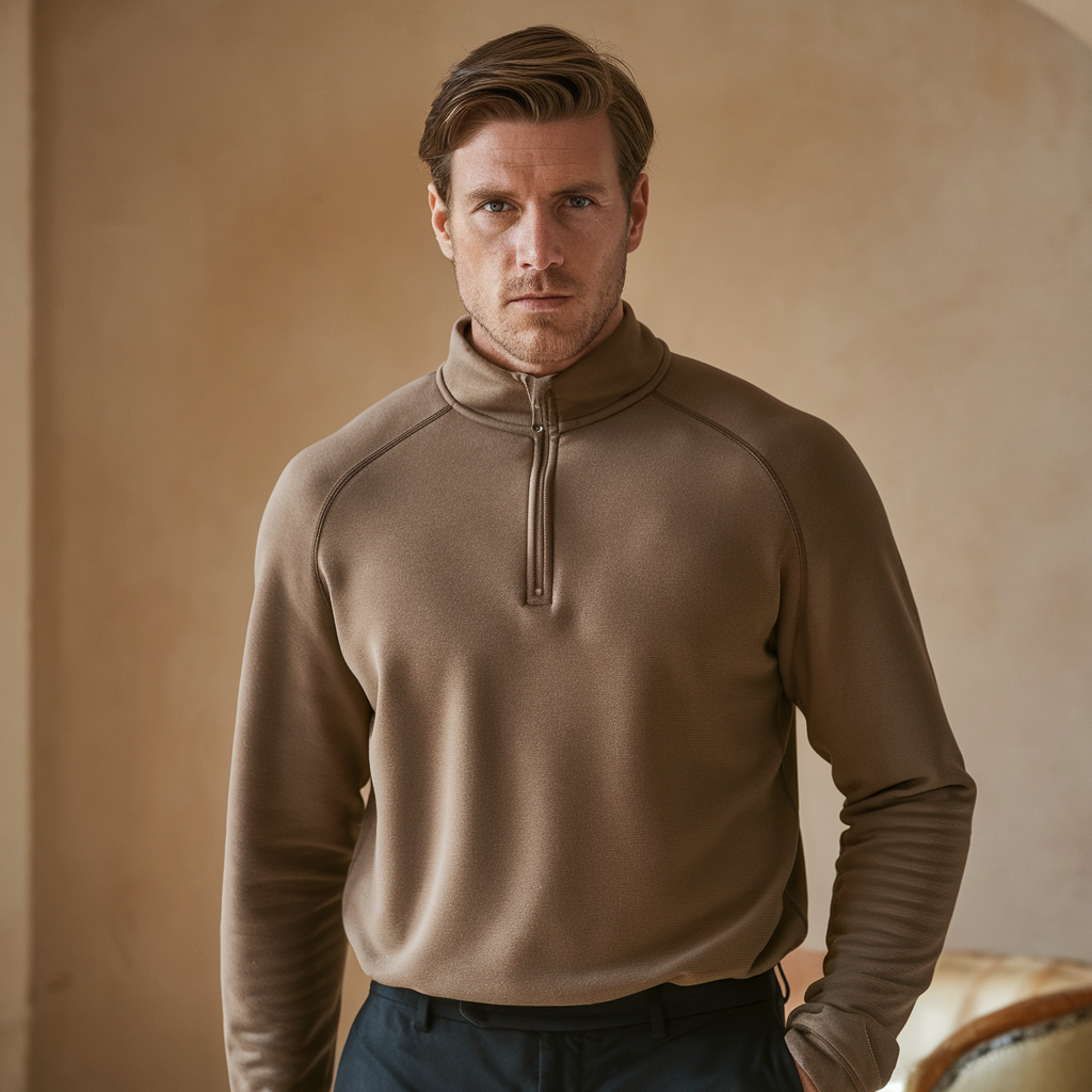 Bruno | Halfzip Sweater – Warm und vielseitig für den Alltag