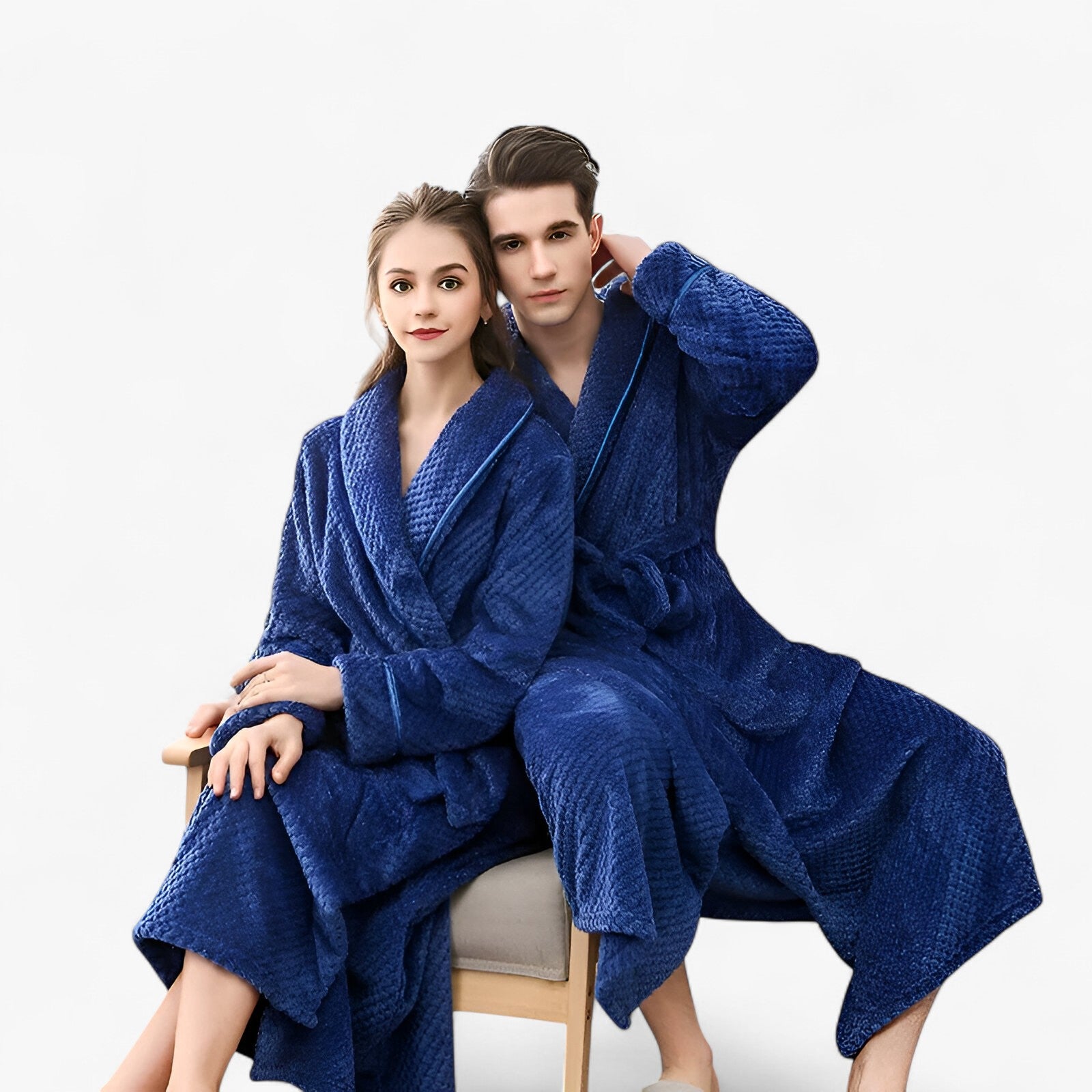 Sofia | Weiche Fleece-Bademantel