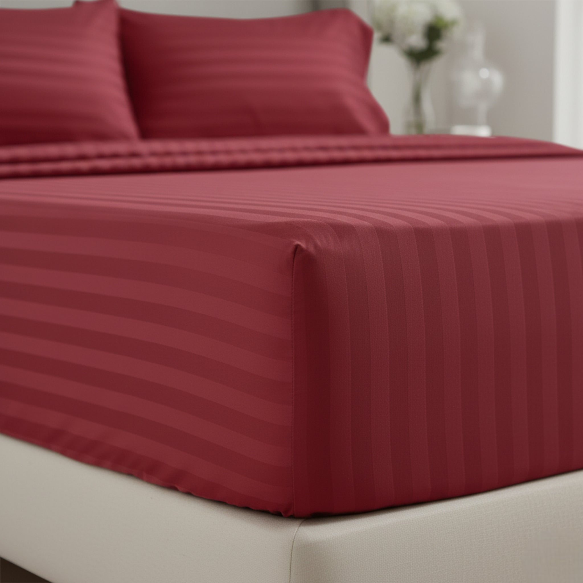 4-teiliges Mikrofaser Bettwäsche-Set – Spannbettlaken mit Gummizug