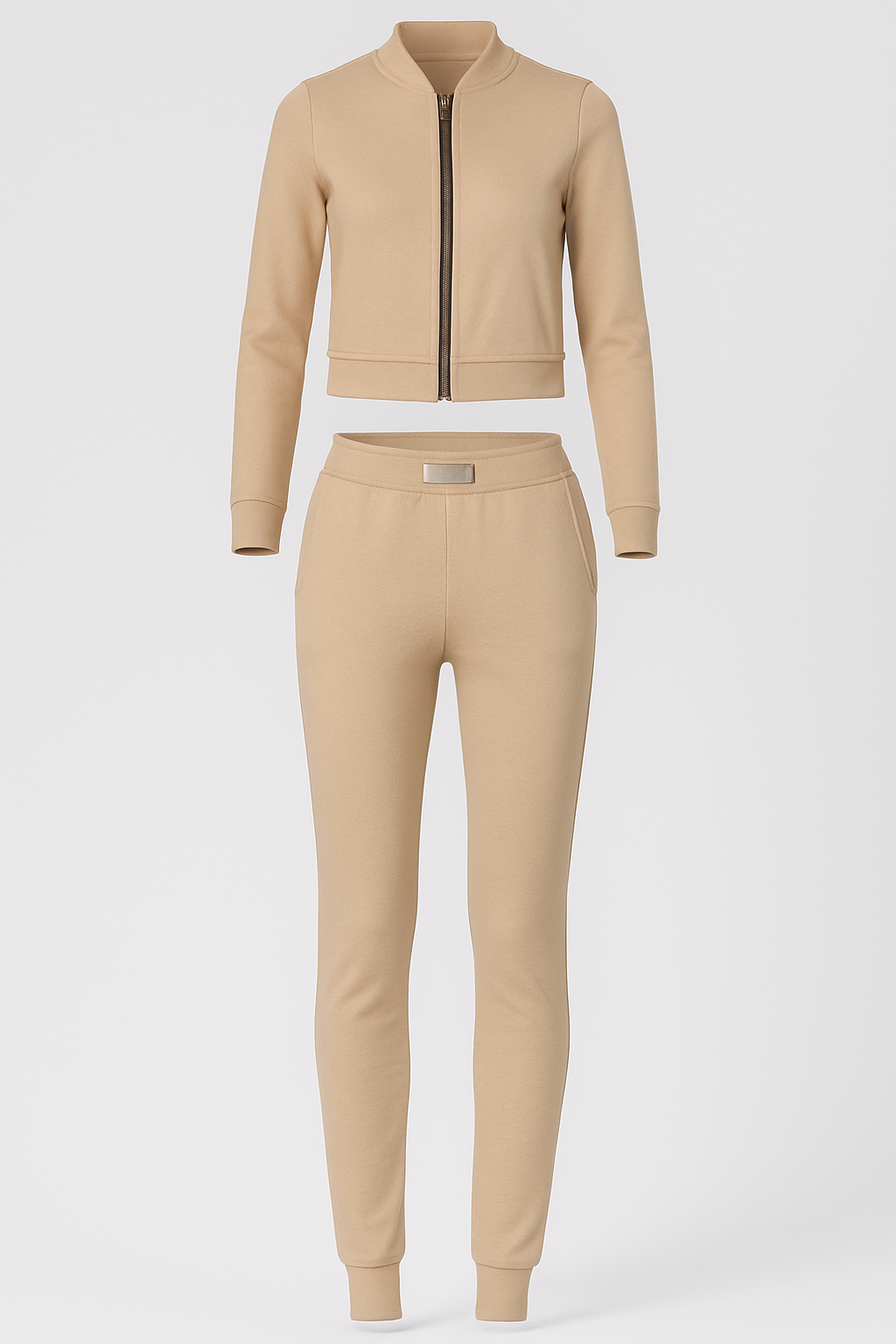 Visilisa | Damen Freizeit-Trainingsanzug mit Zip-Jacke und Jogginghose