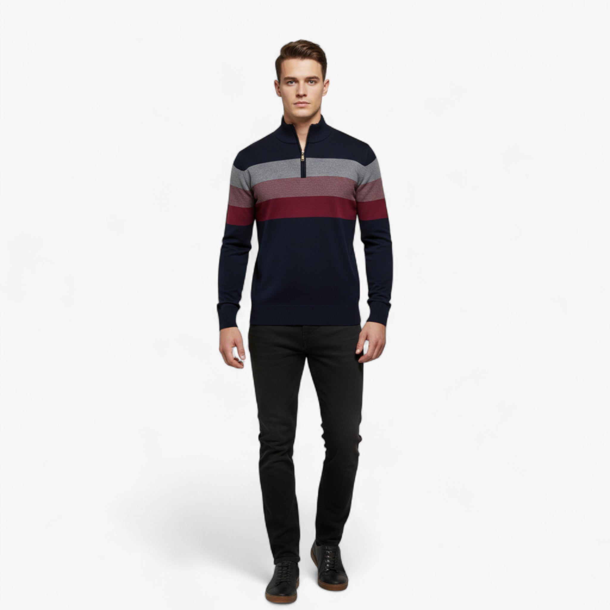 Carl | HerrenMock Neck Pullover