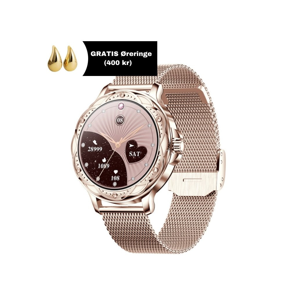 Premium Smartwatch - Stil und Funktion in perfekter Harmonie - Stahl Roségold - Celina | Premium Smartwatch - €25 - Concept Neurenberg