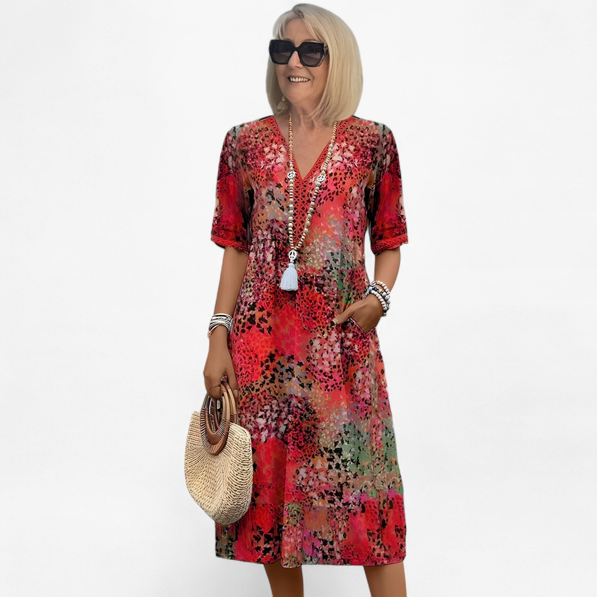 Patricia - Kleid mit Blumenmuster