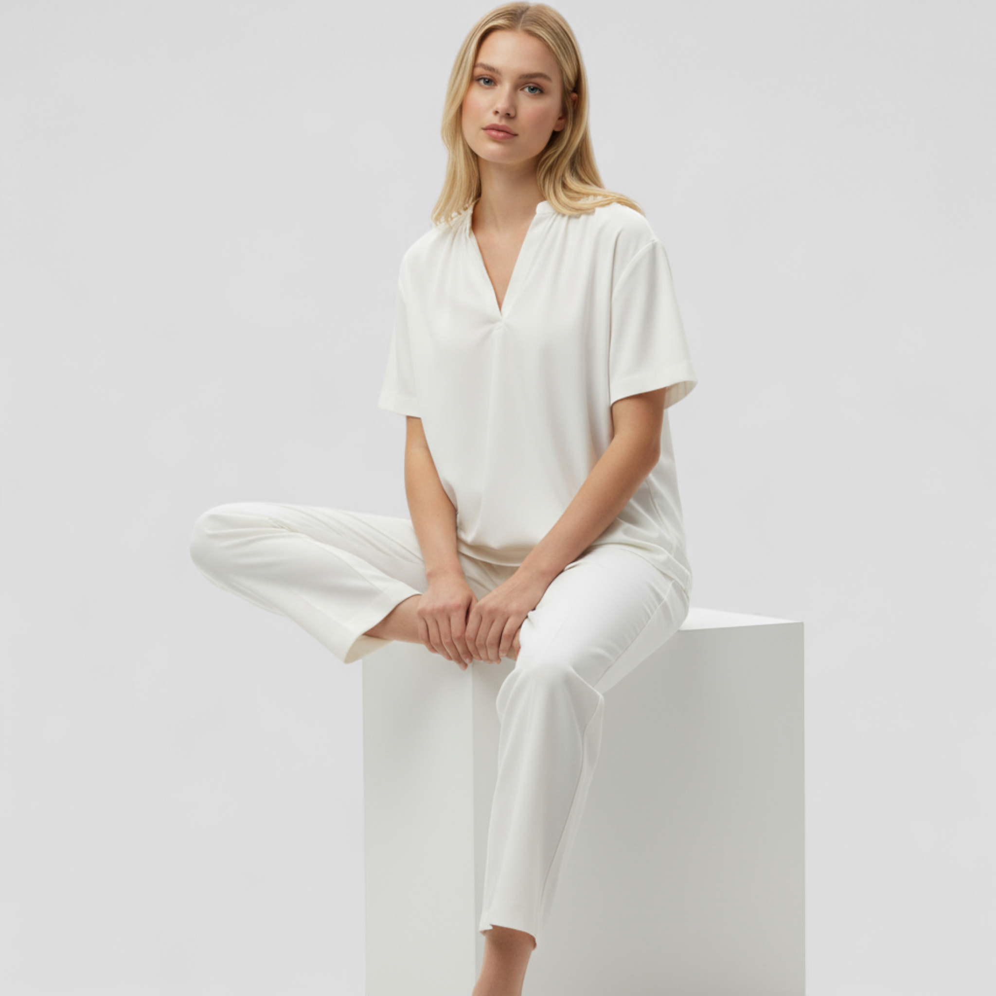 Ysoria | Sommerliche Bluse mit V-Ausschnitt