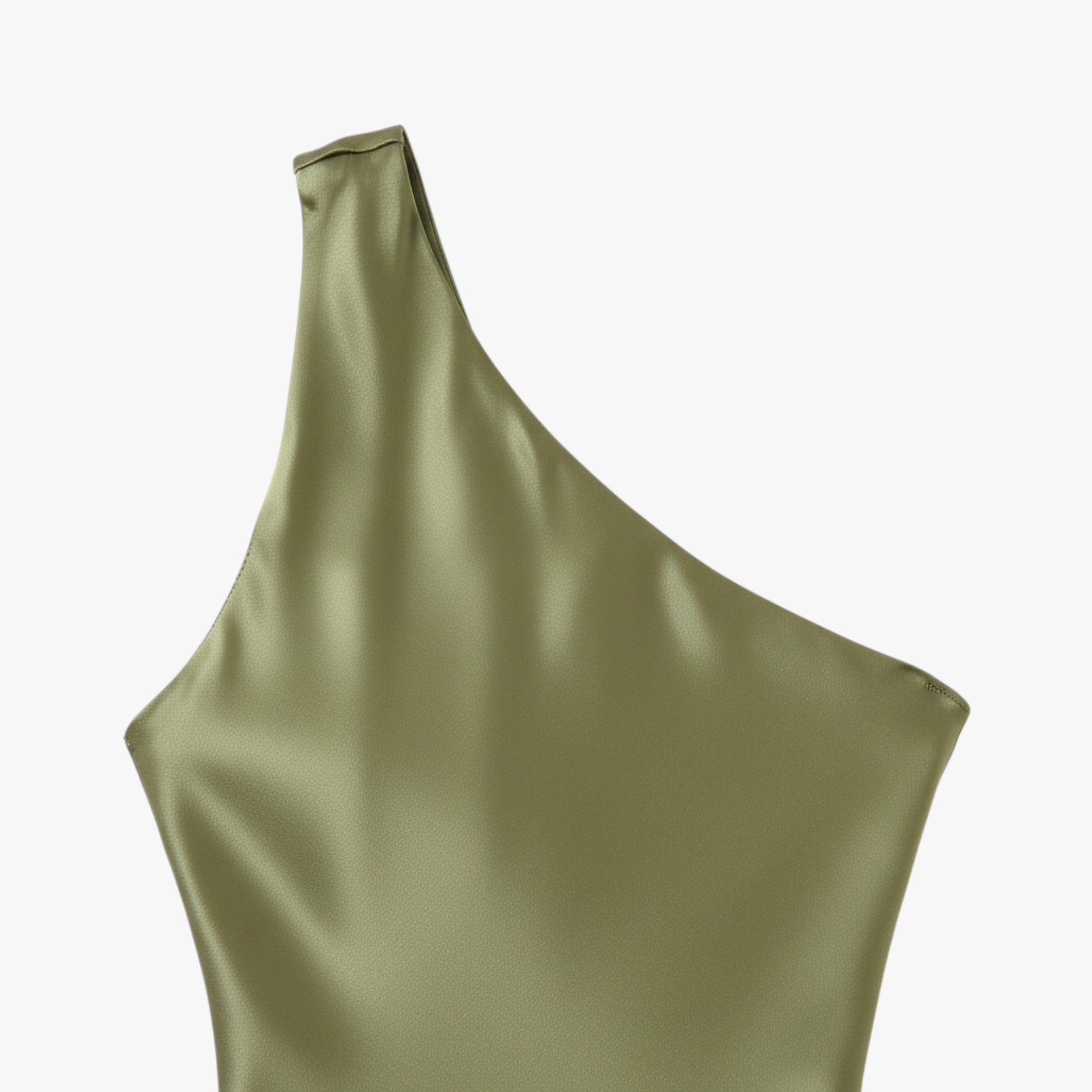 Luna | Asymmetrisches Midi-Kleid für Damen mit einem Schulterträger